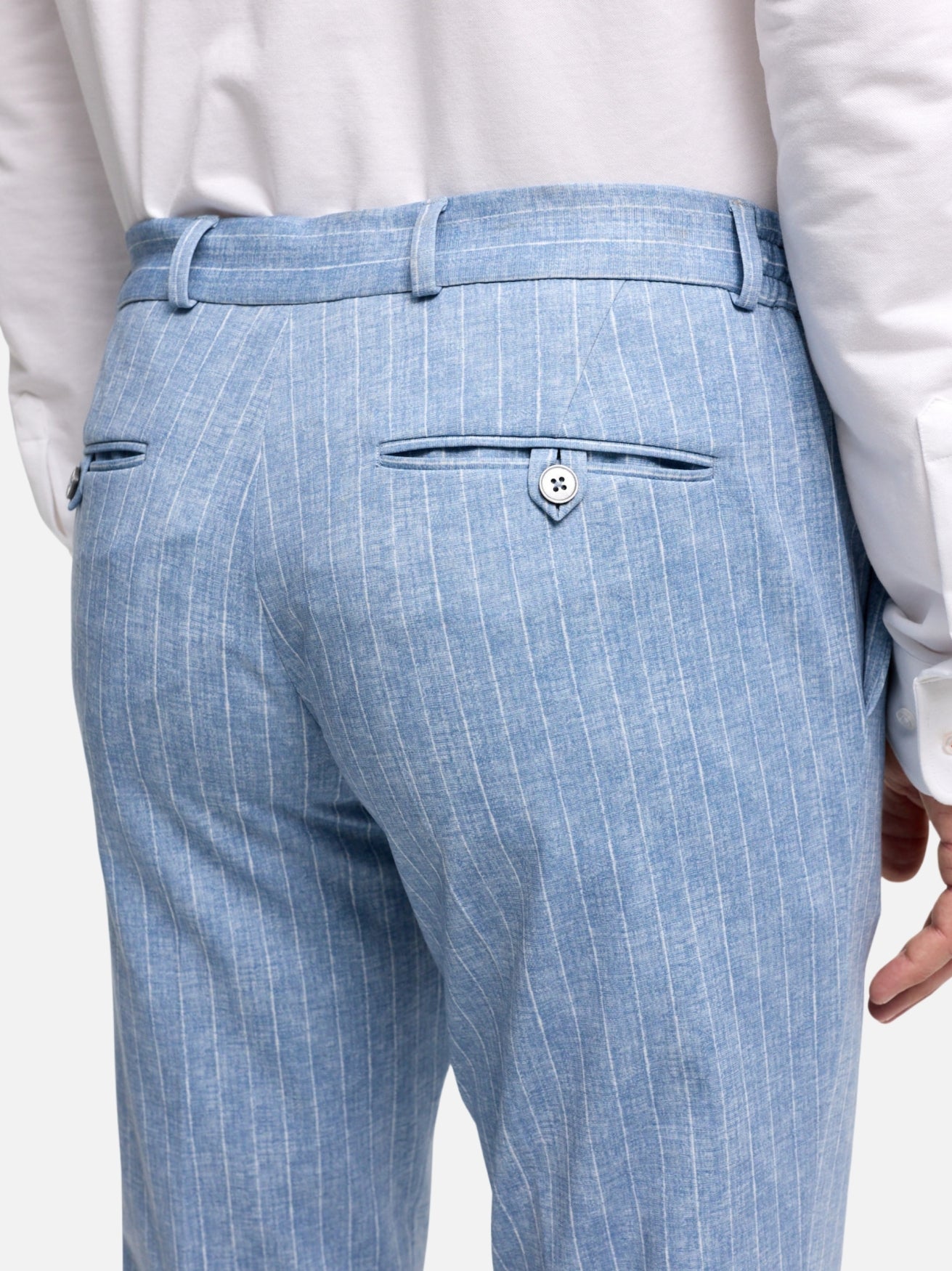 Herren Hose DiSpartaflex SE in Med. Blue, Detailansicht