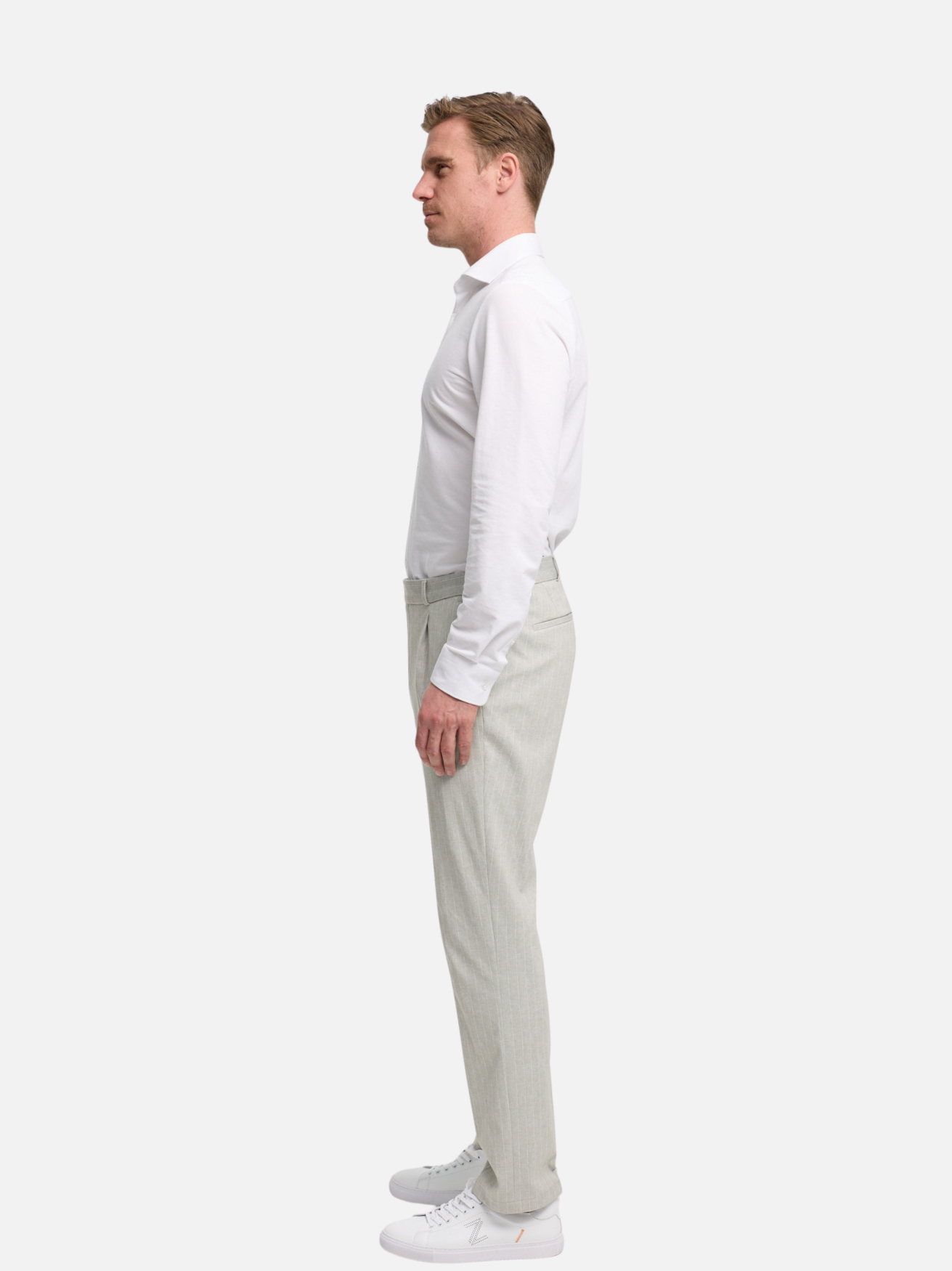 Herren Hose DiConnor40 SE in Med. Grey, Seitenansicht