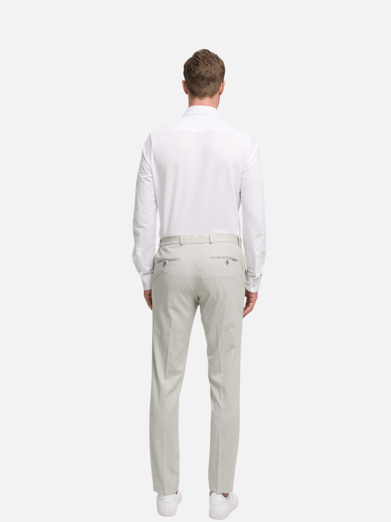 Herren Hose DiSpartaflex SE in Med. Grey, Rückansicht