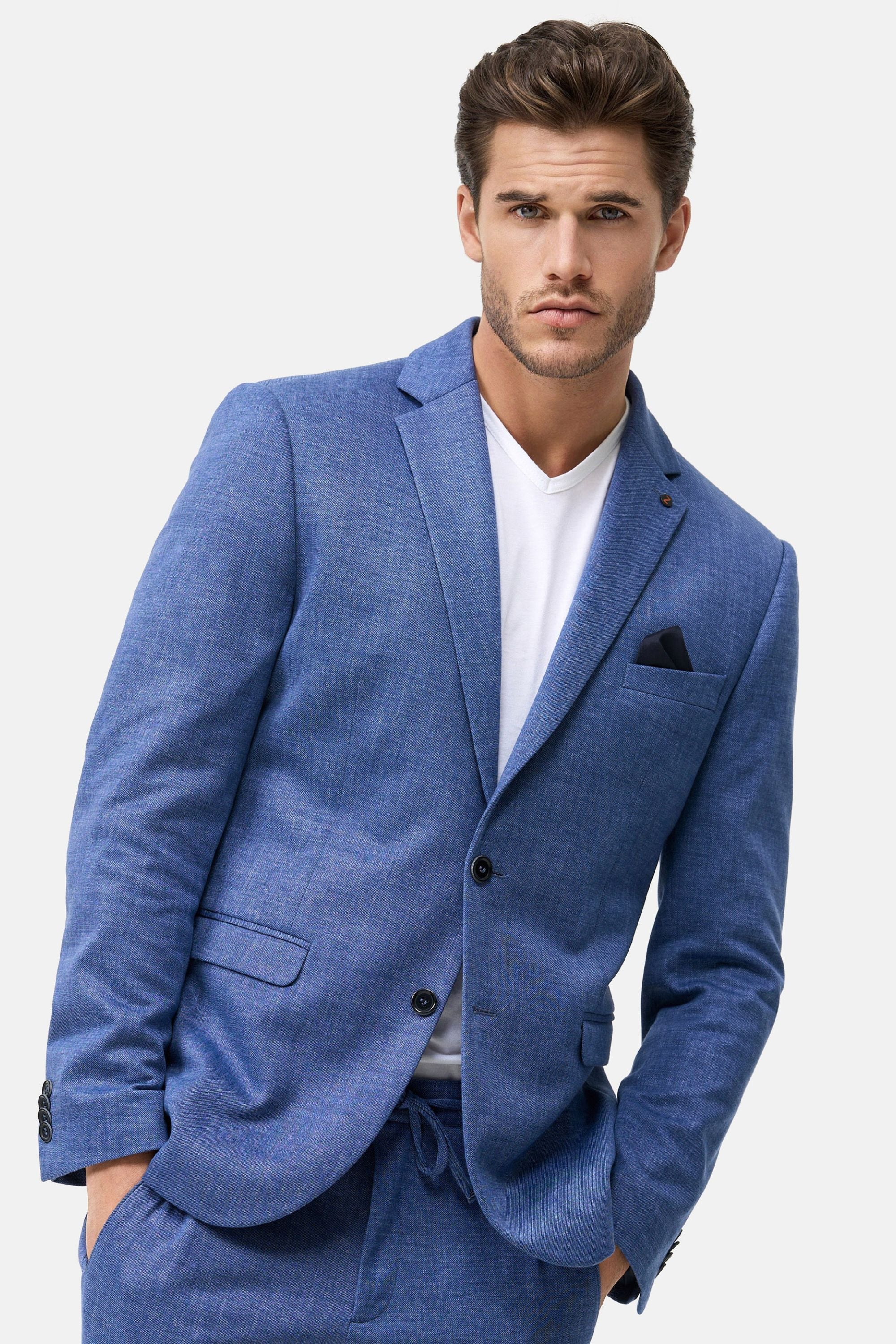 DiNick Sakko Slim Fit | Jeansblue