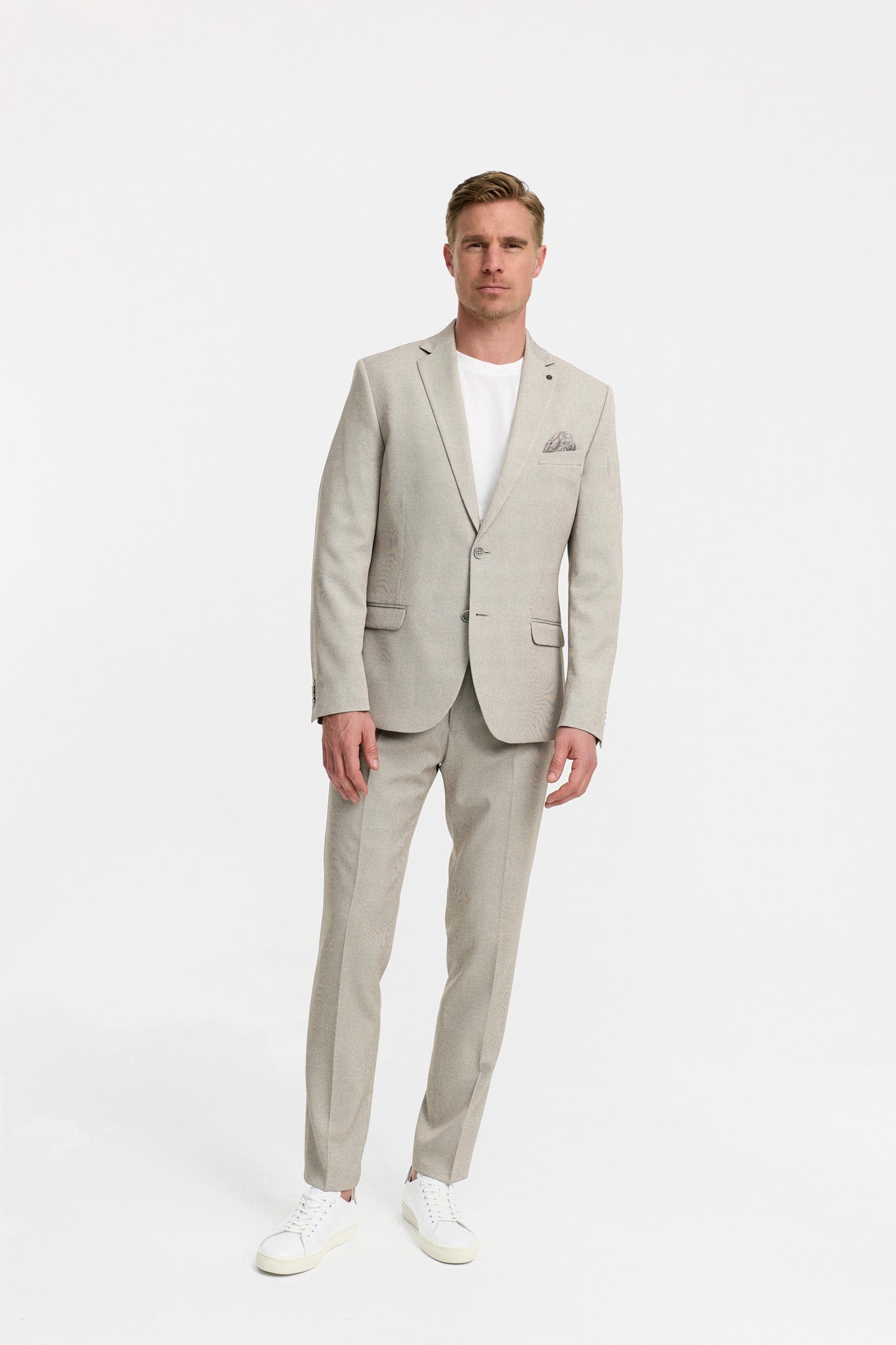Herren Sakko DiNick in Lt. Beige, Vorderansicht