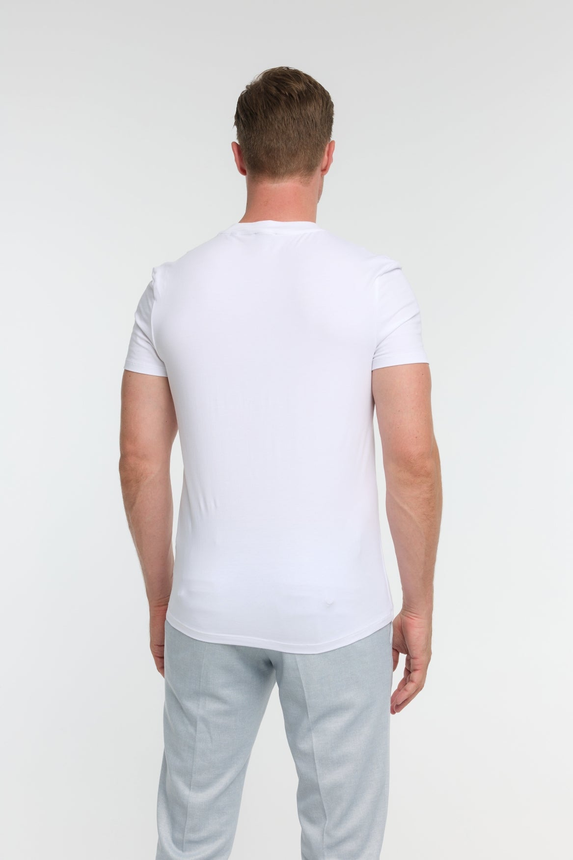 Herren T-Shirt DiFlo in White, Rückansicht