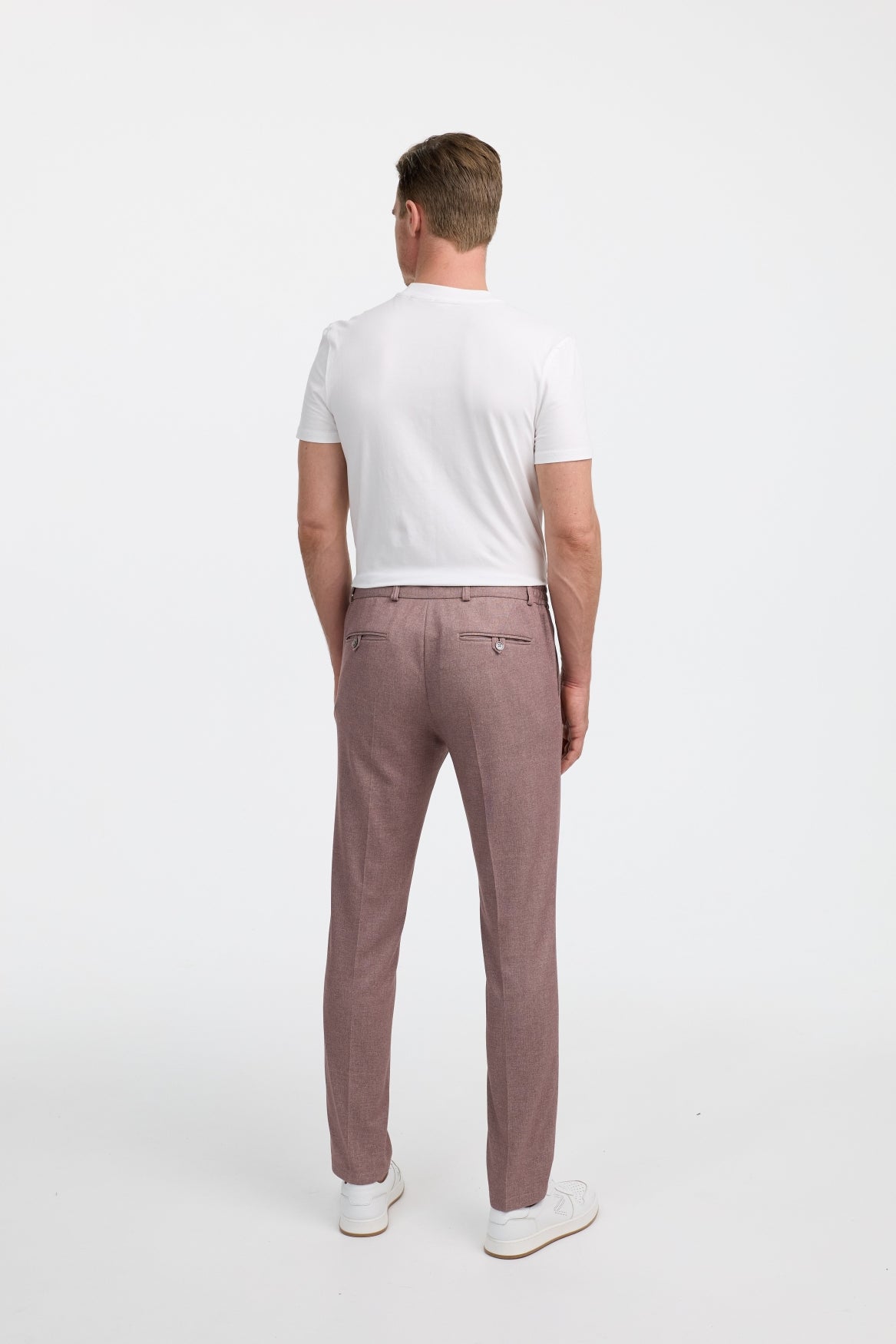 Herren Hose DiSpartaflex SE in Salmon, Rückansicht
