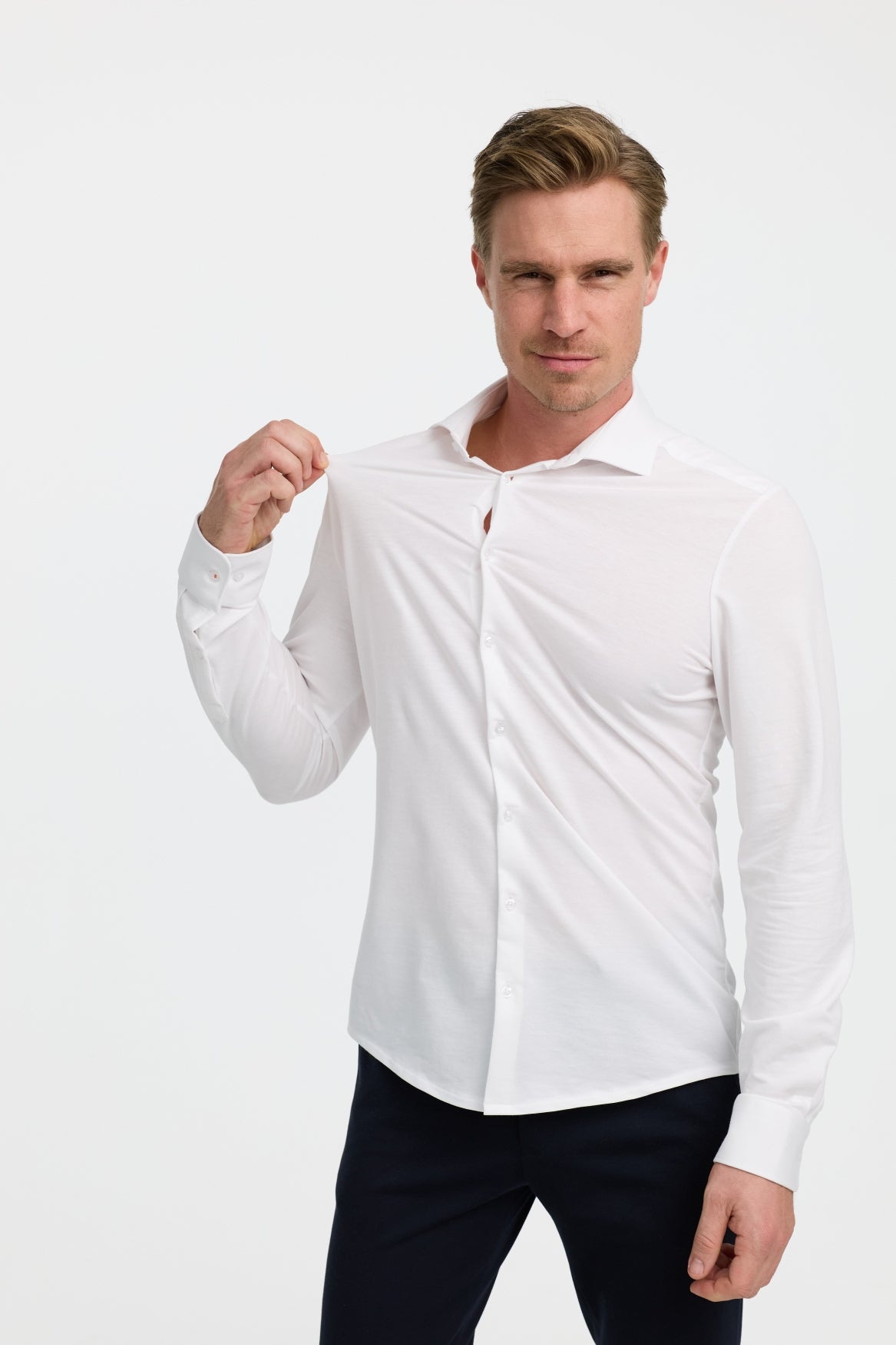 DiHans Hemd Slim Fit | Offwhite