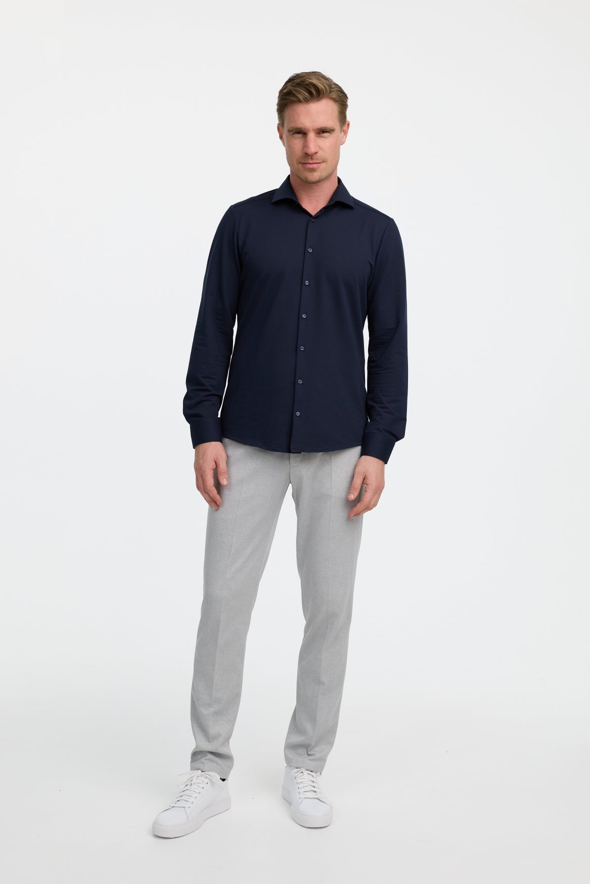 DiHans Hemd Slim Fit | Dk. Navy