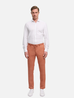 Herren Hose DiSpartaflex SE in Dk. Orange, Vorderansicht