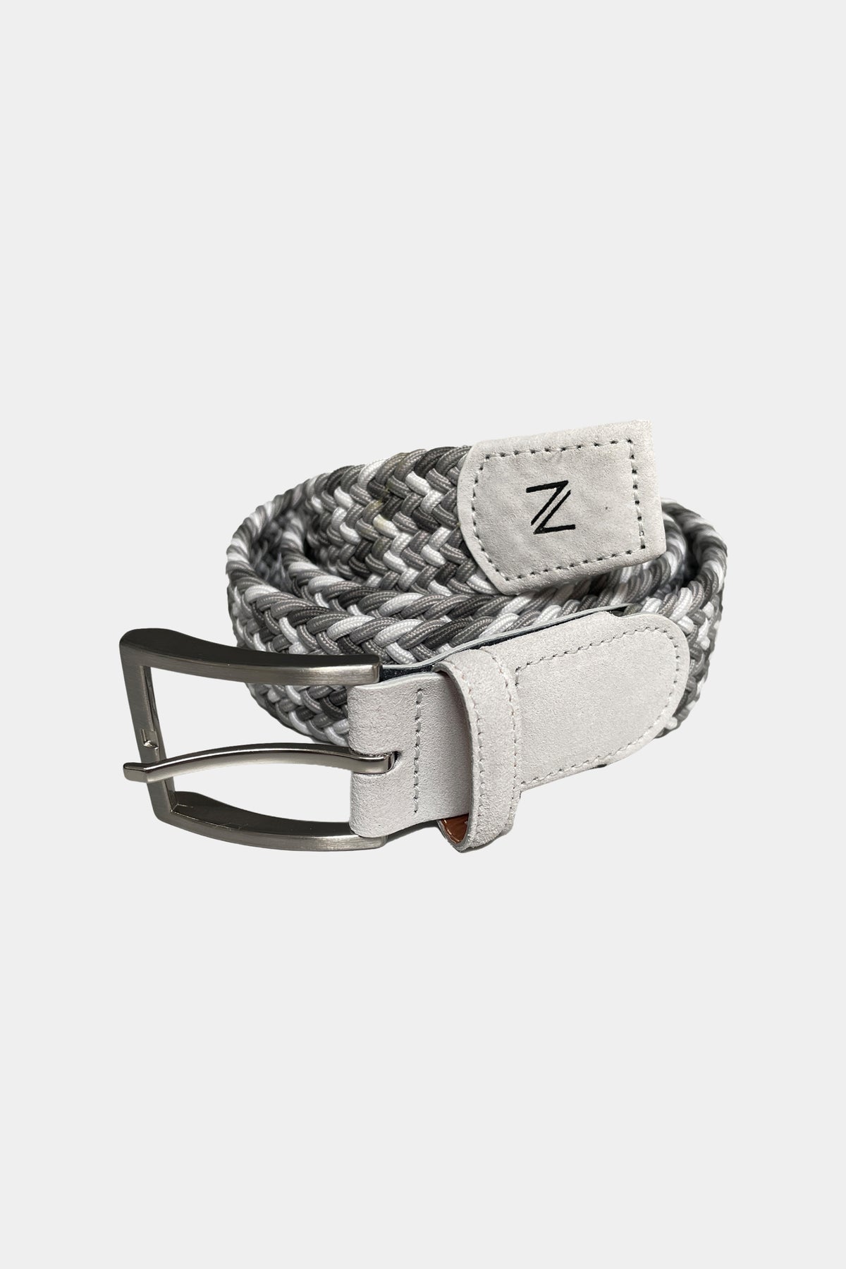 Braided Belt DiGerd 803-350 Gray 