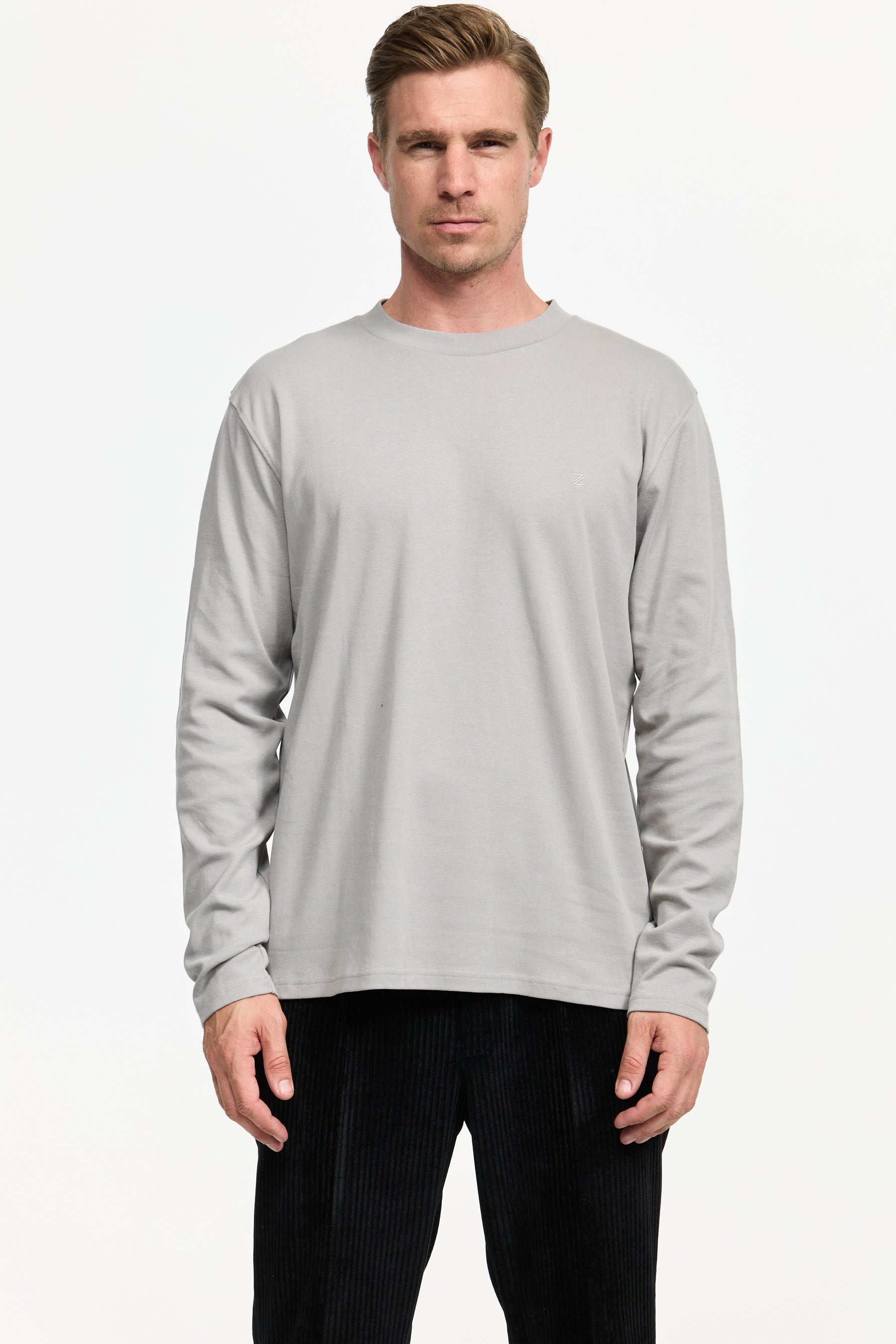 Longsleeve T-Shirt DiOwen 213-340 Grey