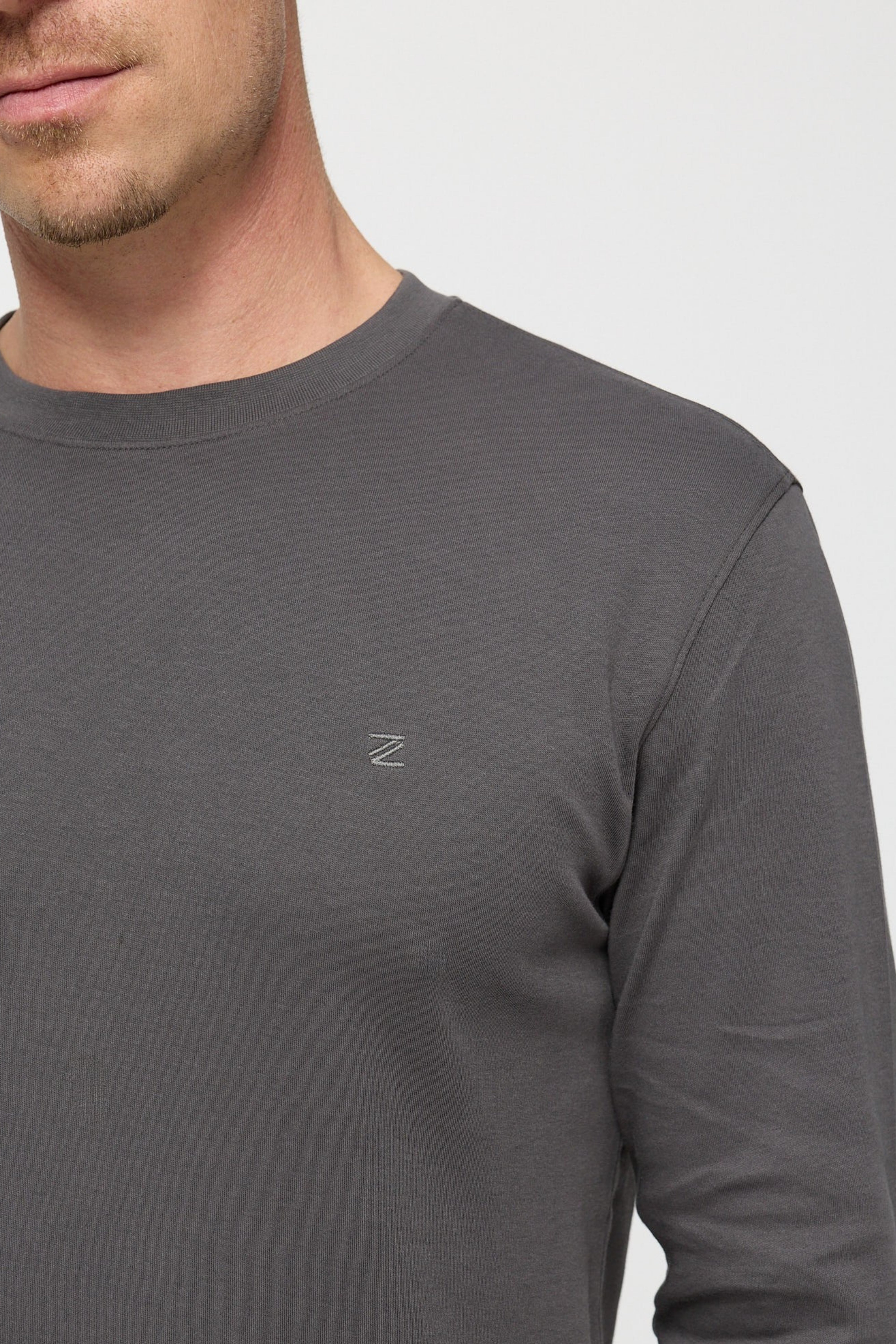 T-Shirt DiOwen 213-390 Dark Grey