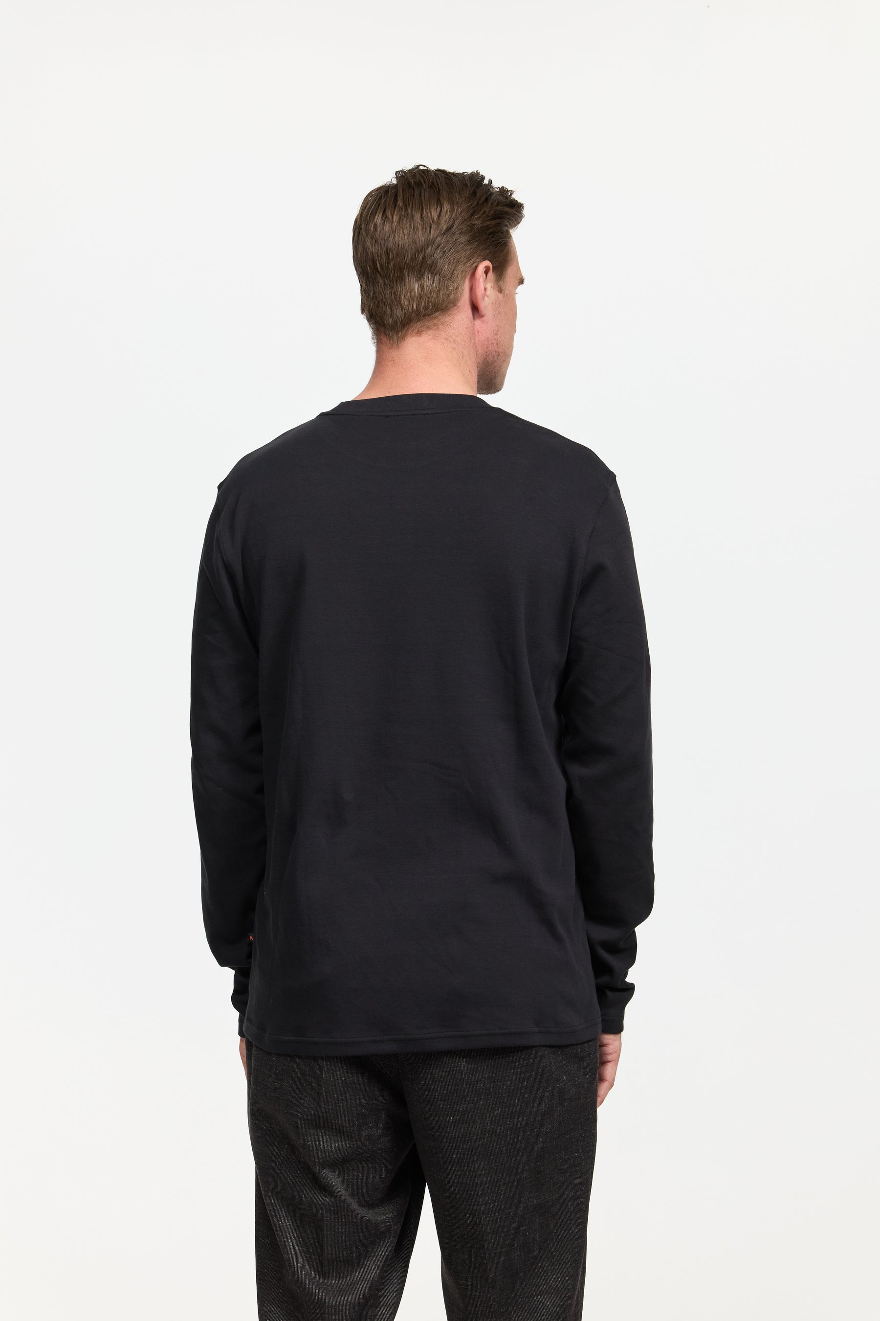 Longsleeve T-Shirt DiOwen 213-900 Schwarz