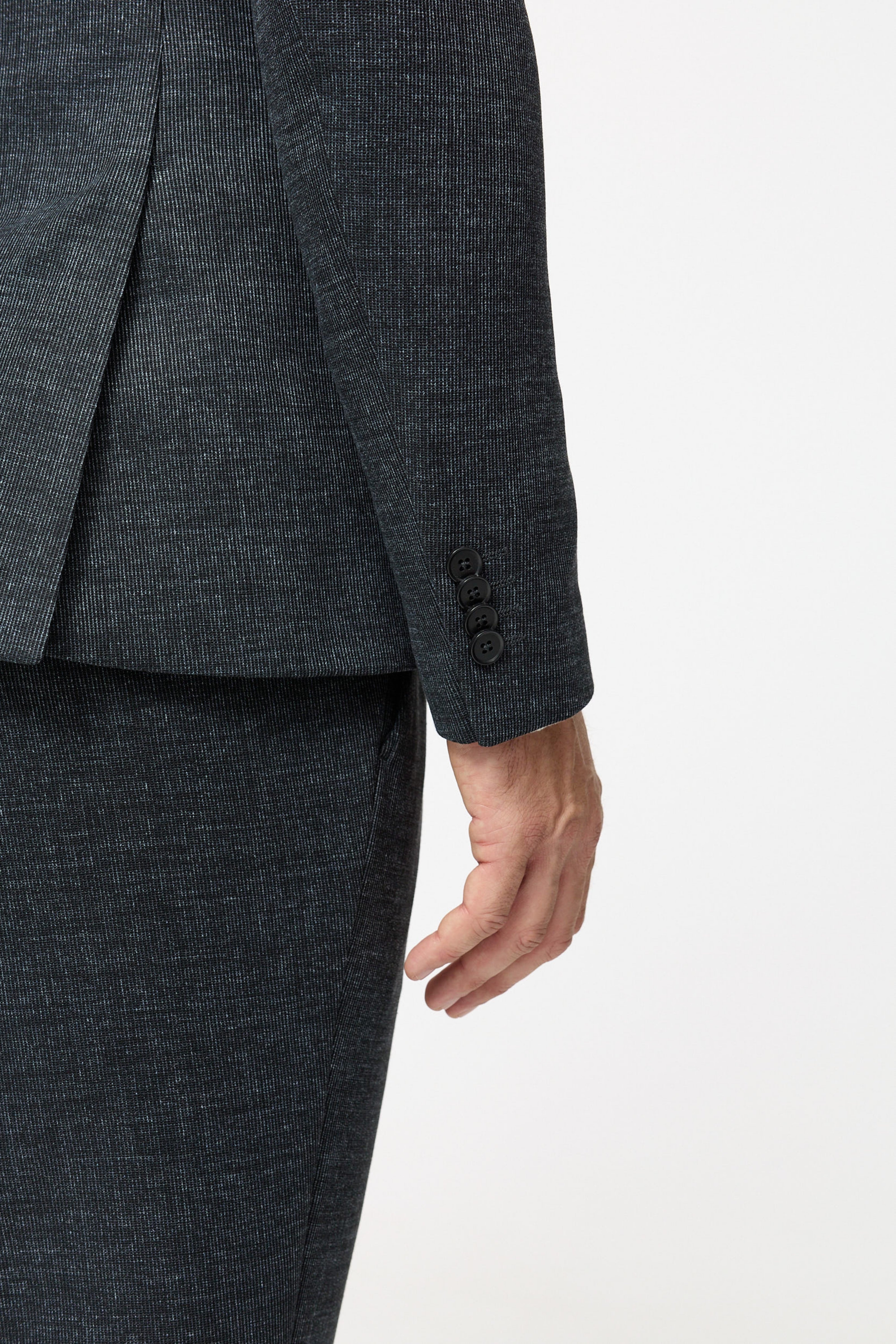 Jersey Sakko DiNove AP 232614-395 Anthrazit