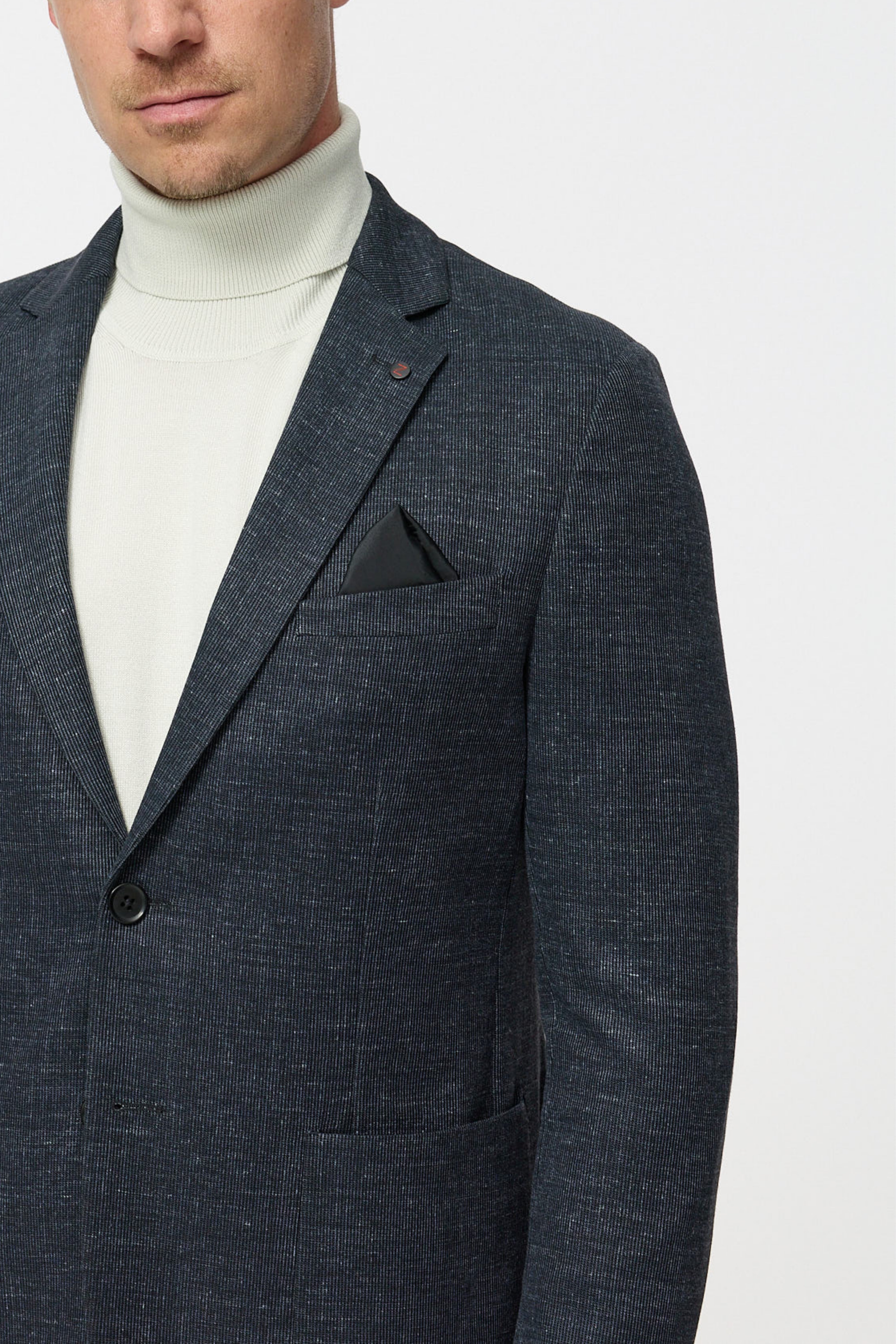 Jersey Sakko DiNove AP 232614-395 Anthrazit