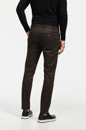 Jersey trousers DiSpartaflex SE 232614-899 Dark brown