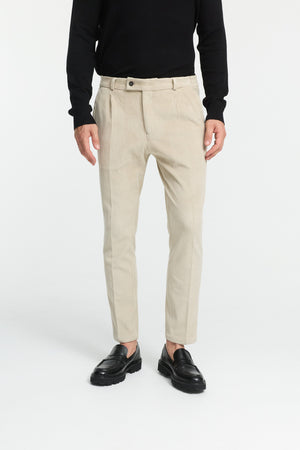 Jersey Cord Anzughose DiCliffer SE 232619-220 Beige