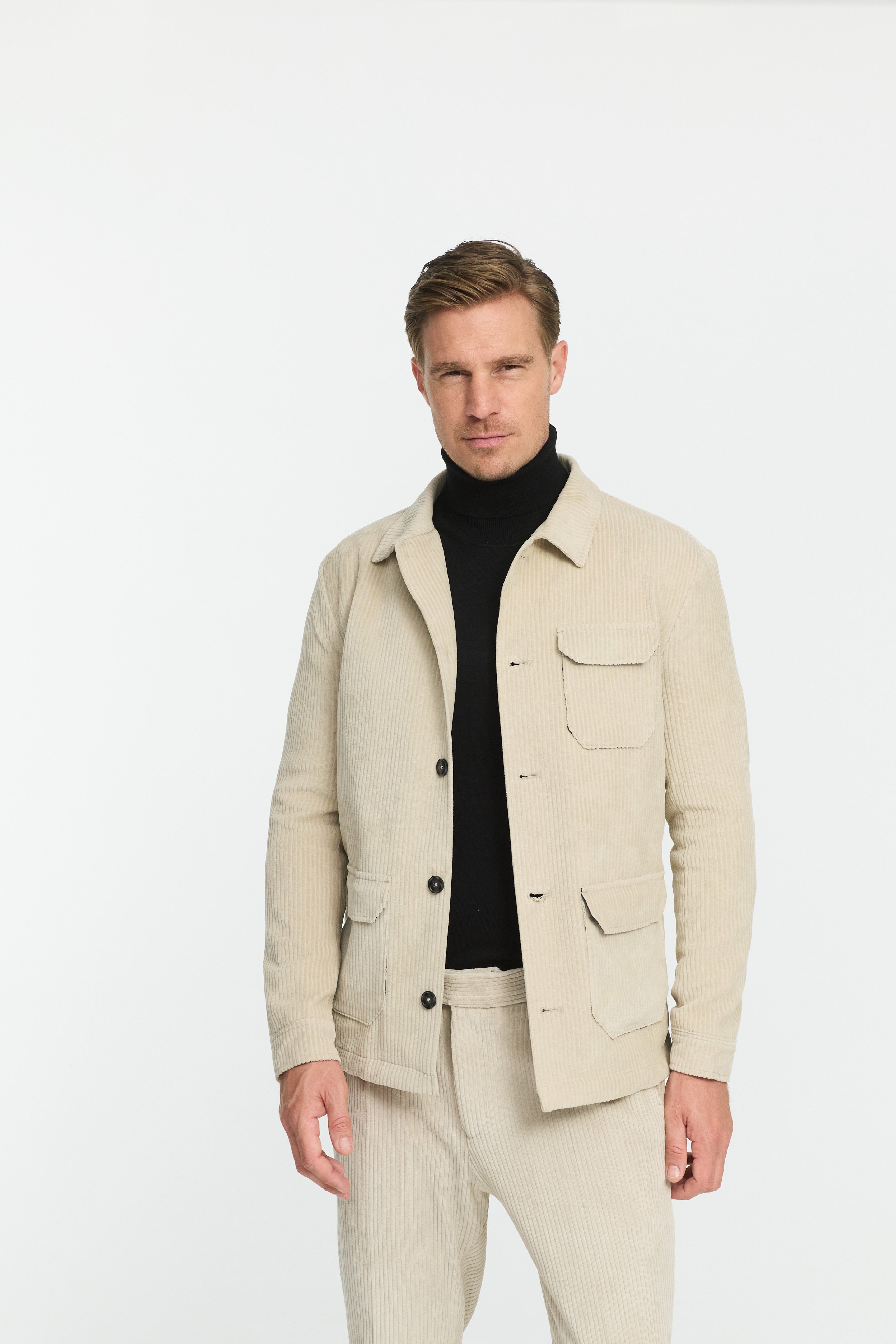 Overshirt Cord DiJohn FP 232619-220 Beige