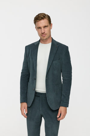 Jersey Cord Sakko DiNick AT 232619-390 Dark Grey