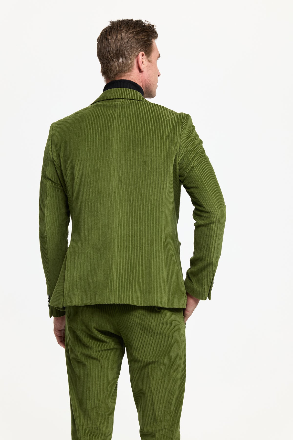 Jersey corduroy jacket DiNick AT 232619-750 Green