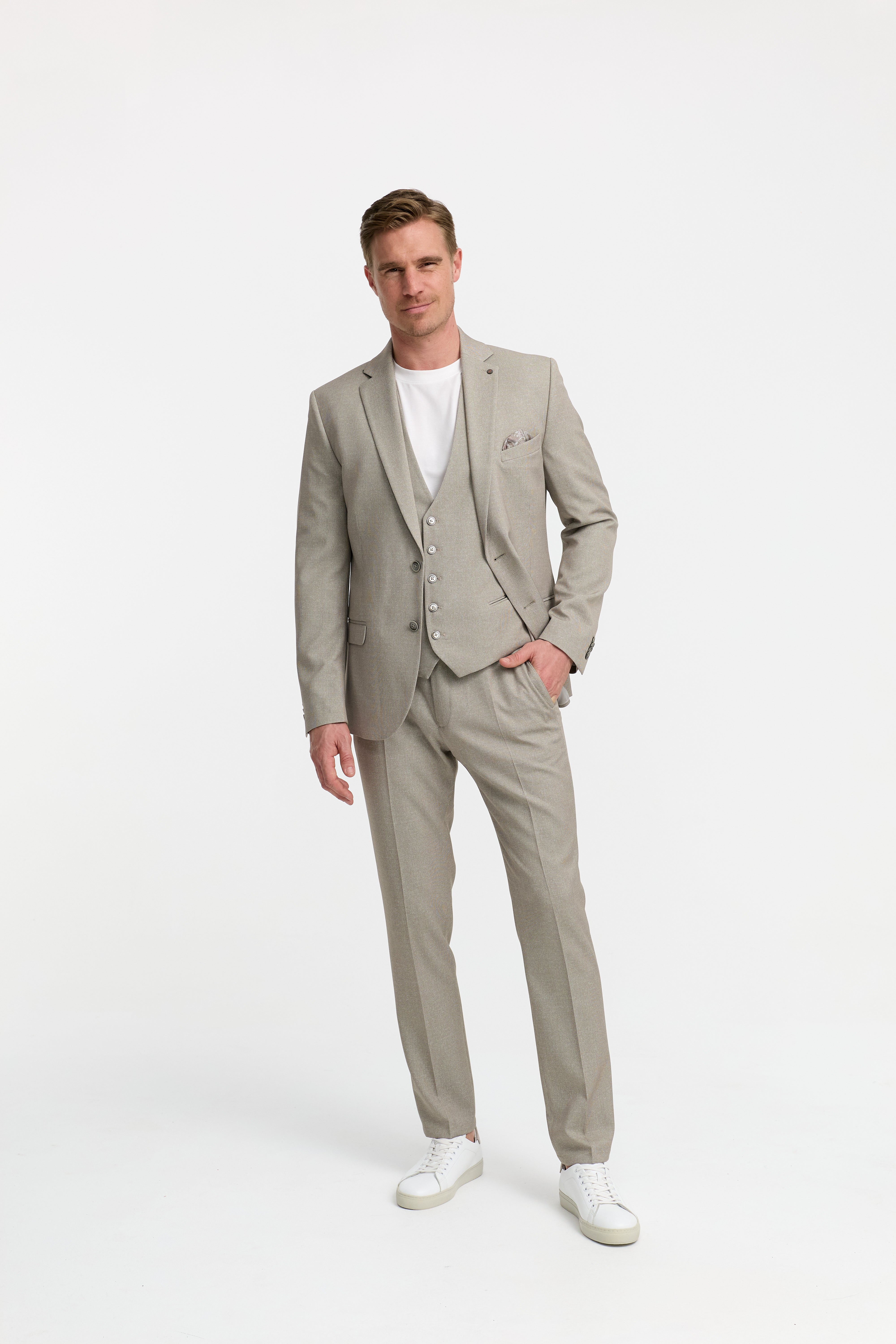 Jersey Anzug 241212-290 Beige