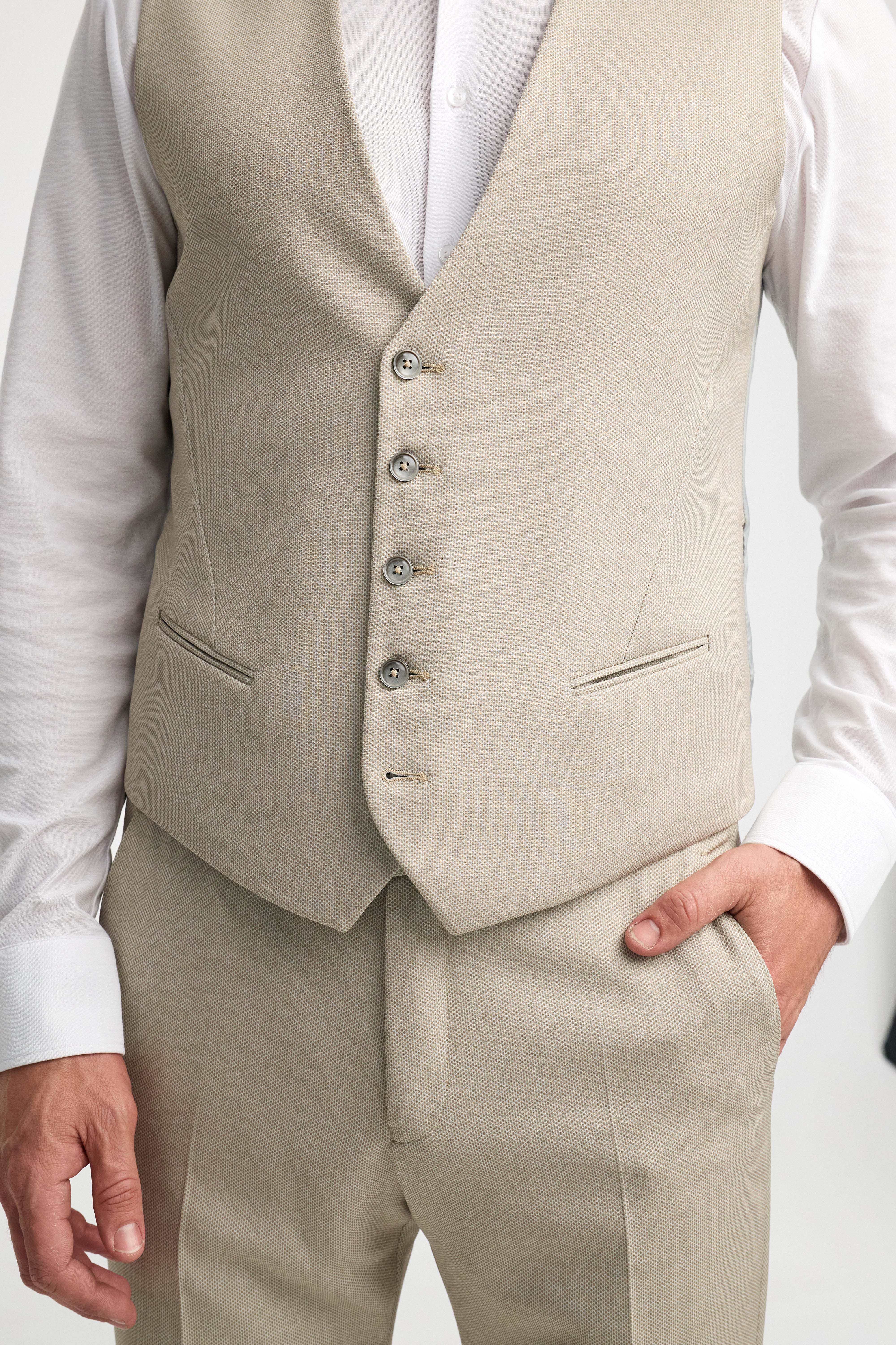 Jersey Weste DiWesley 241212-220 Sand