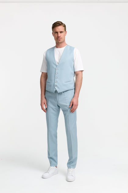 DiWesley Anzugweste Slim Fit | Lt. Blue