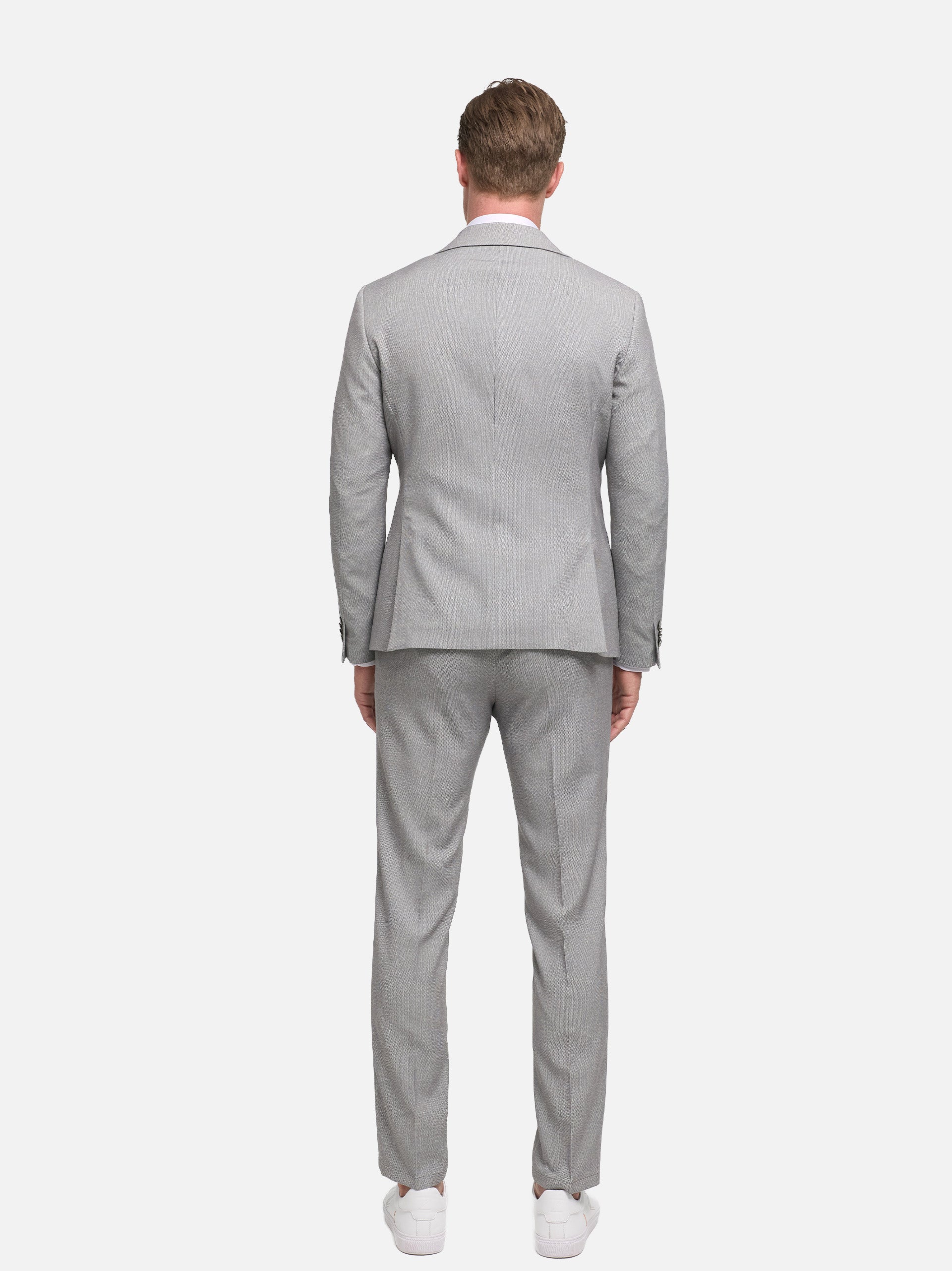 Herren Anzug in Med. Grey, Rückansicht