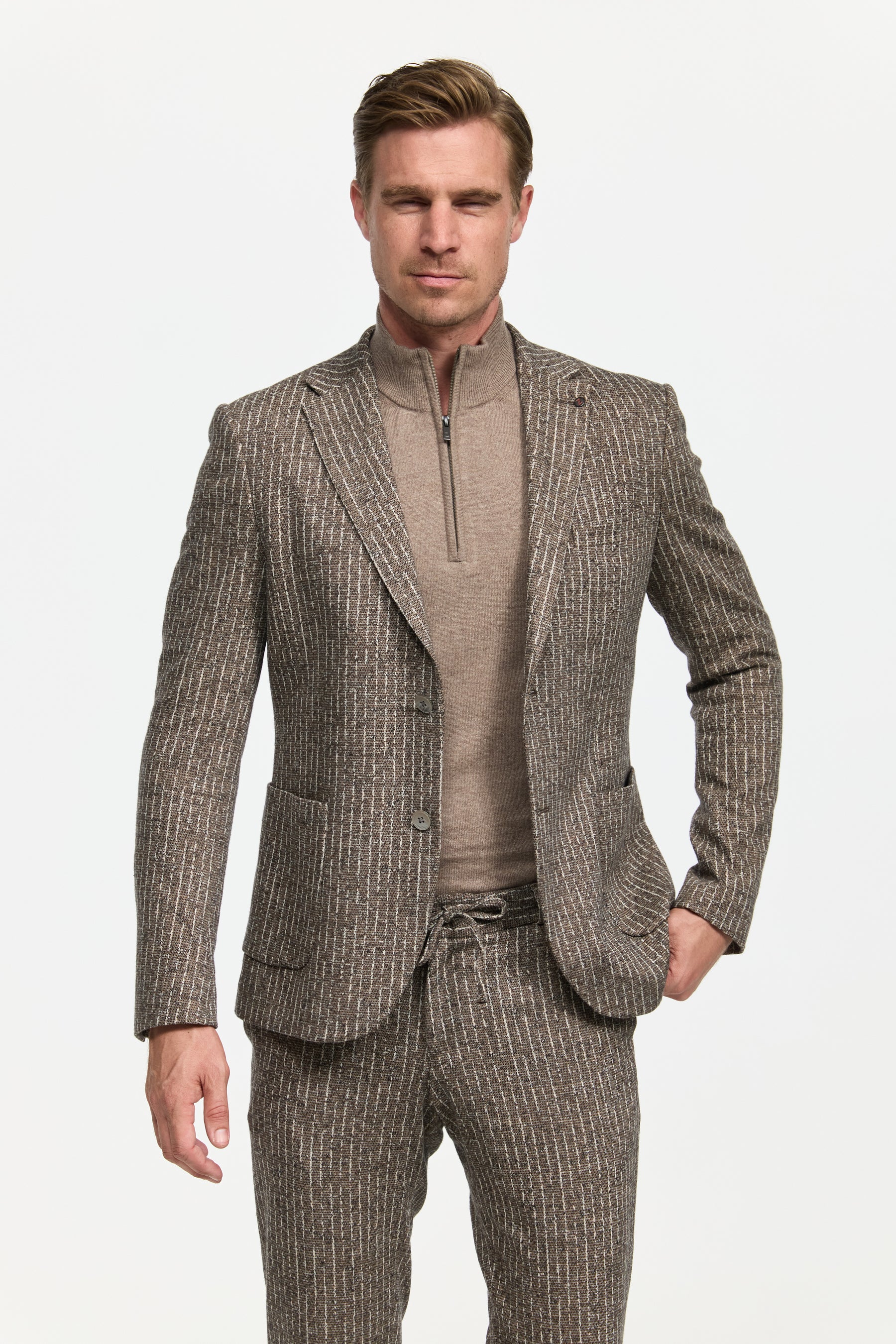 Jersey Suit 241644-850 Brown