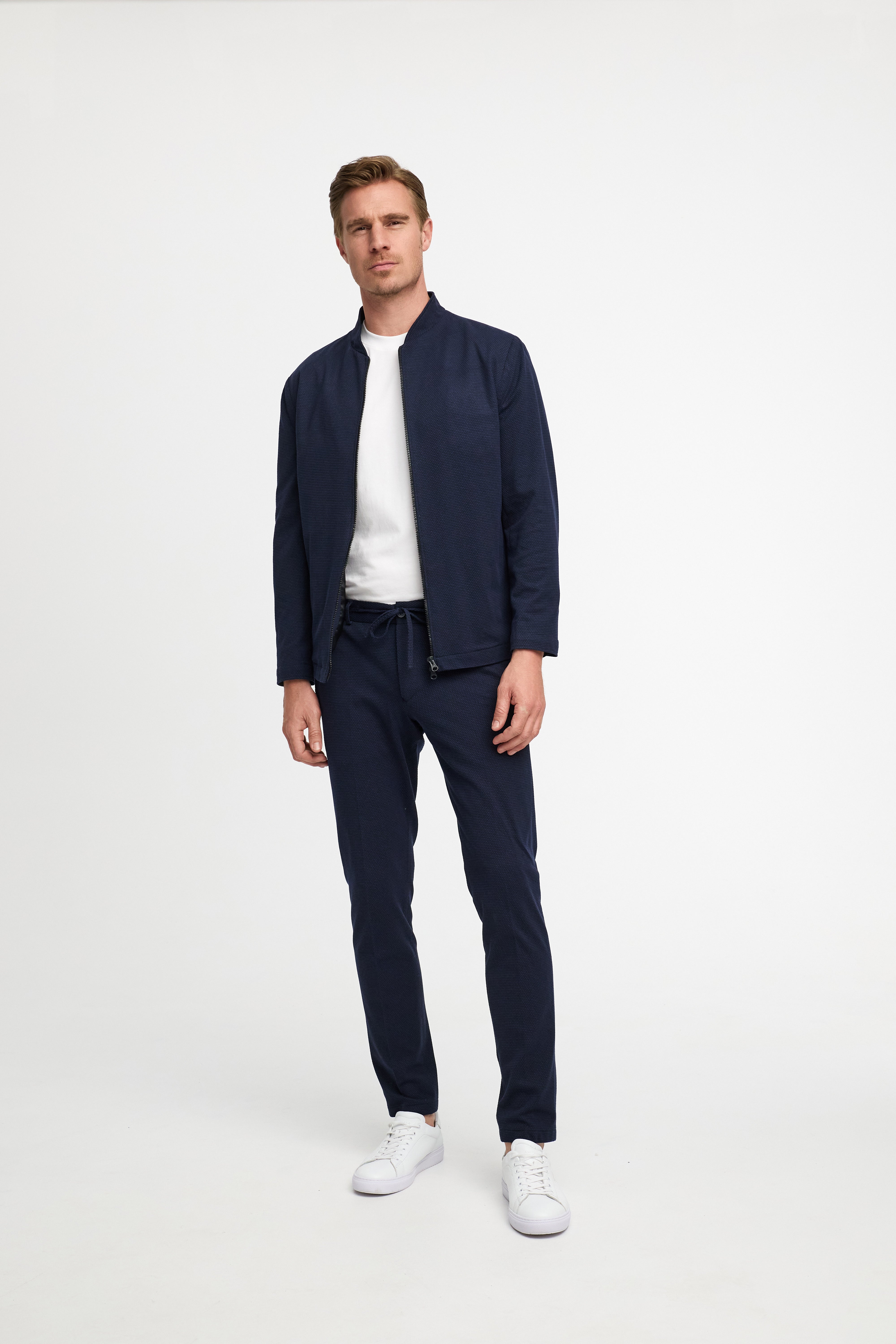 Gewebtes Wende-Blouson DiRezauro 251007-310 Grau/Schwarz