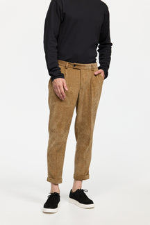 Jersey corduroy trousers DiCliff 242501-850 camel