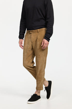 Jersey corduroy trousers DiCliff 242501-850 camel