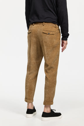 Jersey corduroy trousers DiCliff 242501-850 camel