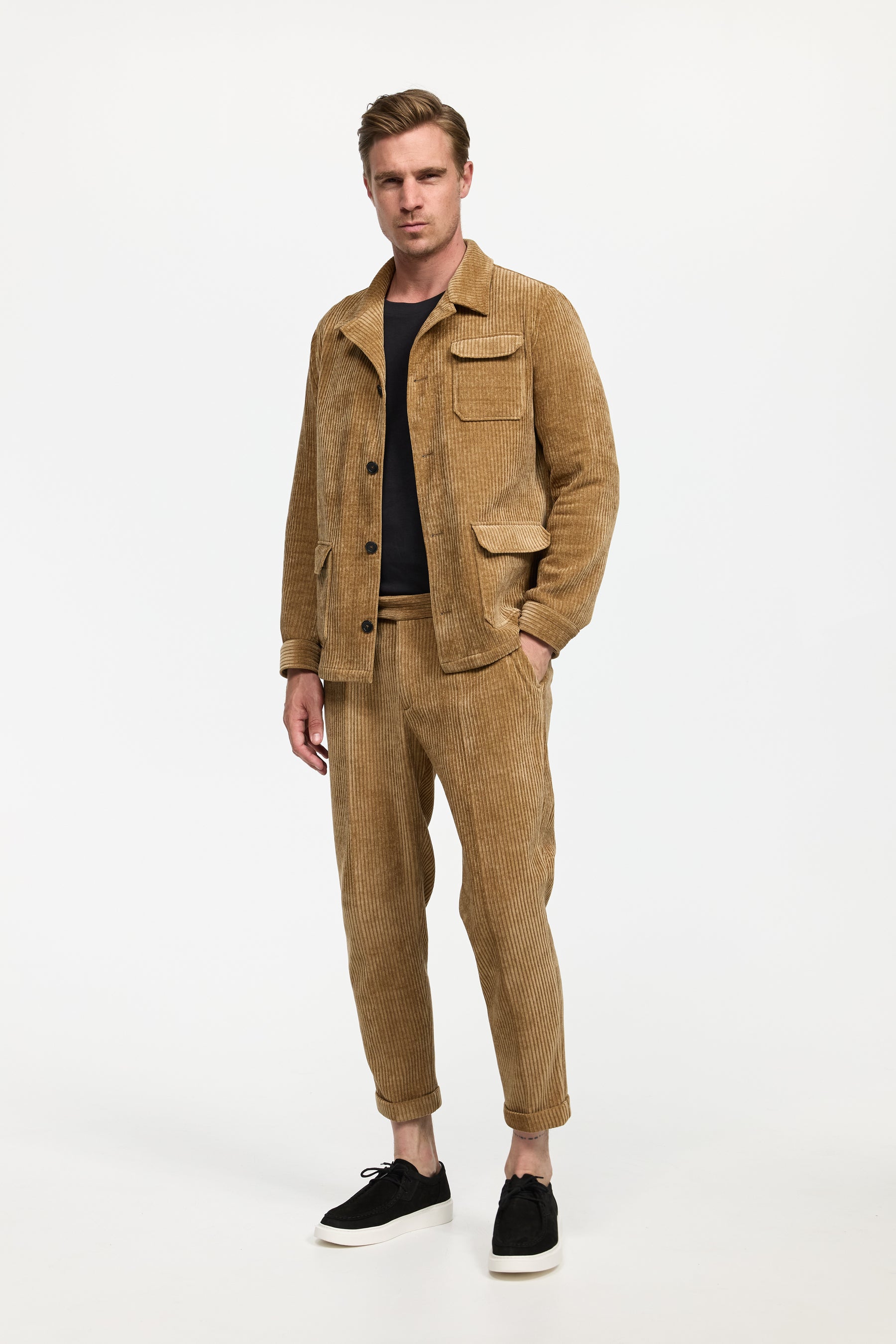 Jersey Overshirt DiJohn FP 242501-850 Camel