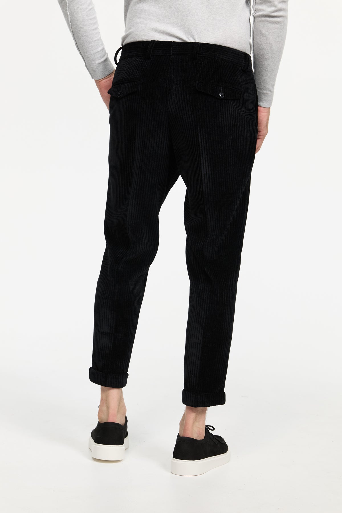 Jersey corduroy broek DiCliff 242501-850 bruin 