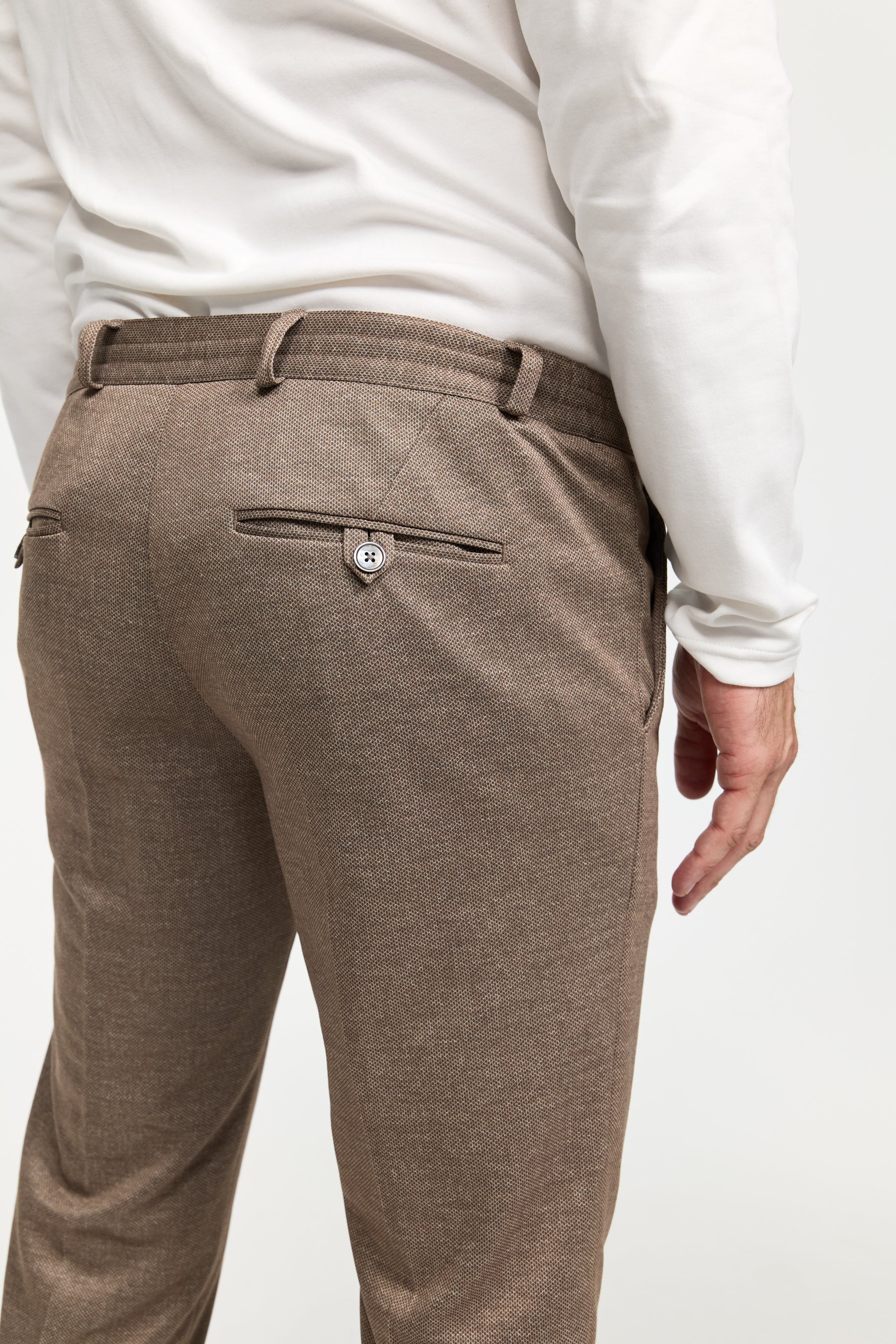 Jersey trousers DiSpartaflex SE 242661-850 Taupe