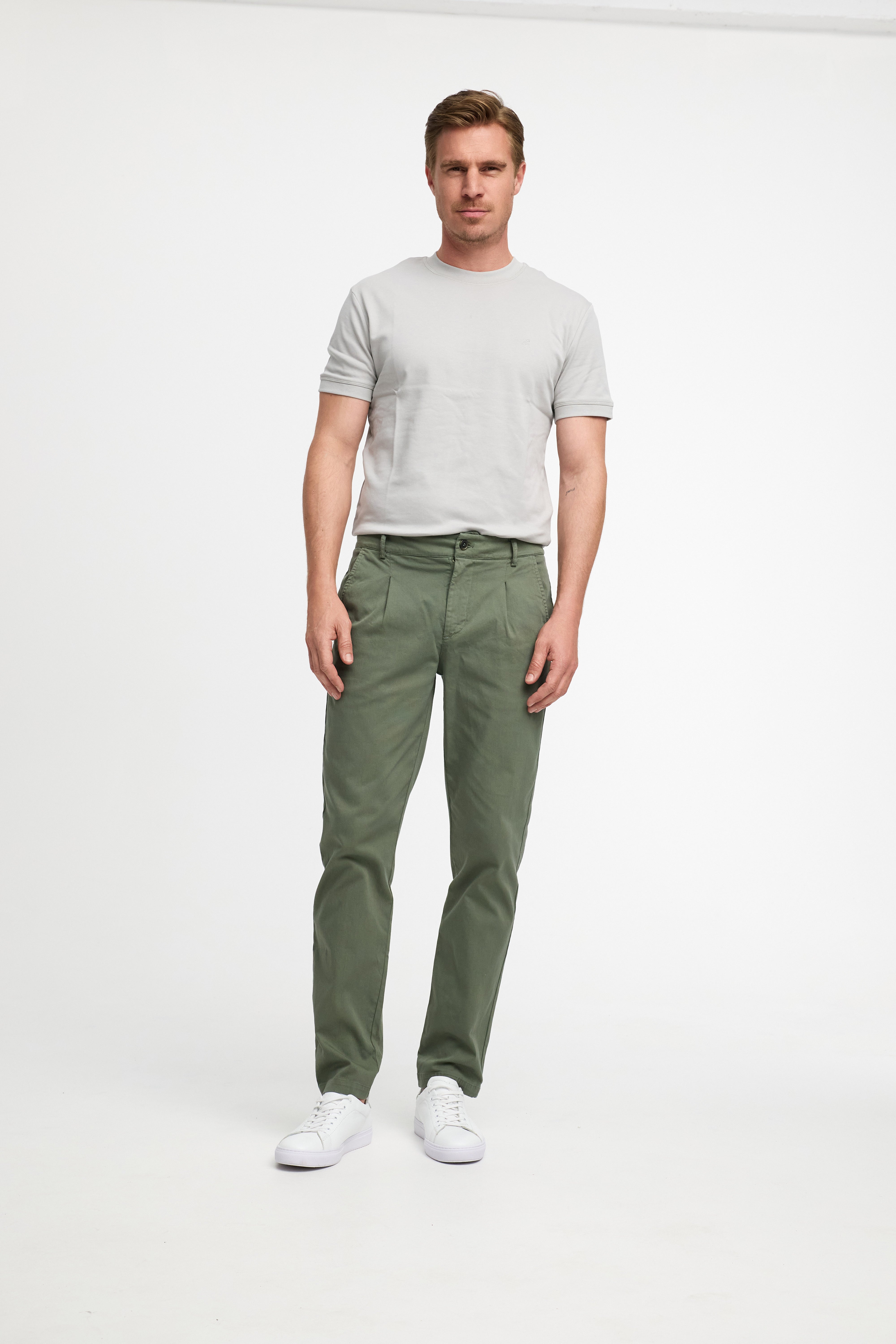 Chino Hose DiMoris 251316-750 Olive