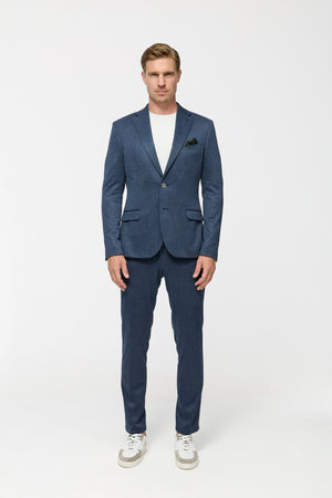 Jersey Anzug 251617-650 Jeansblue