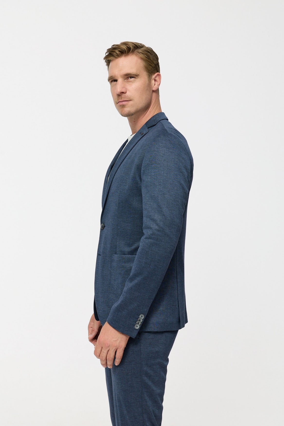 Jersey Sakko DiNove 251617-650 | Med. Blue