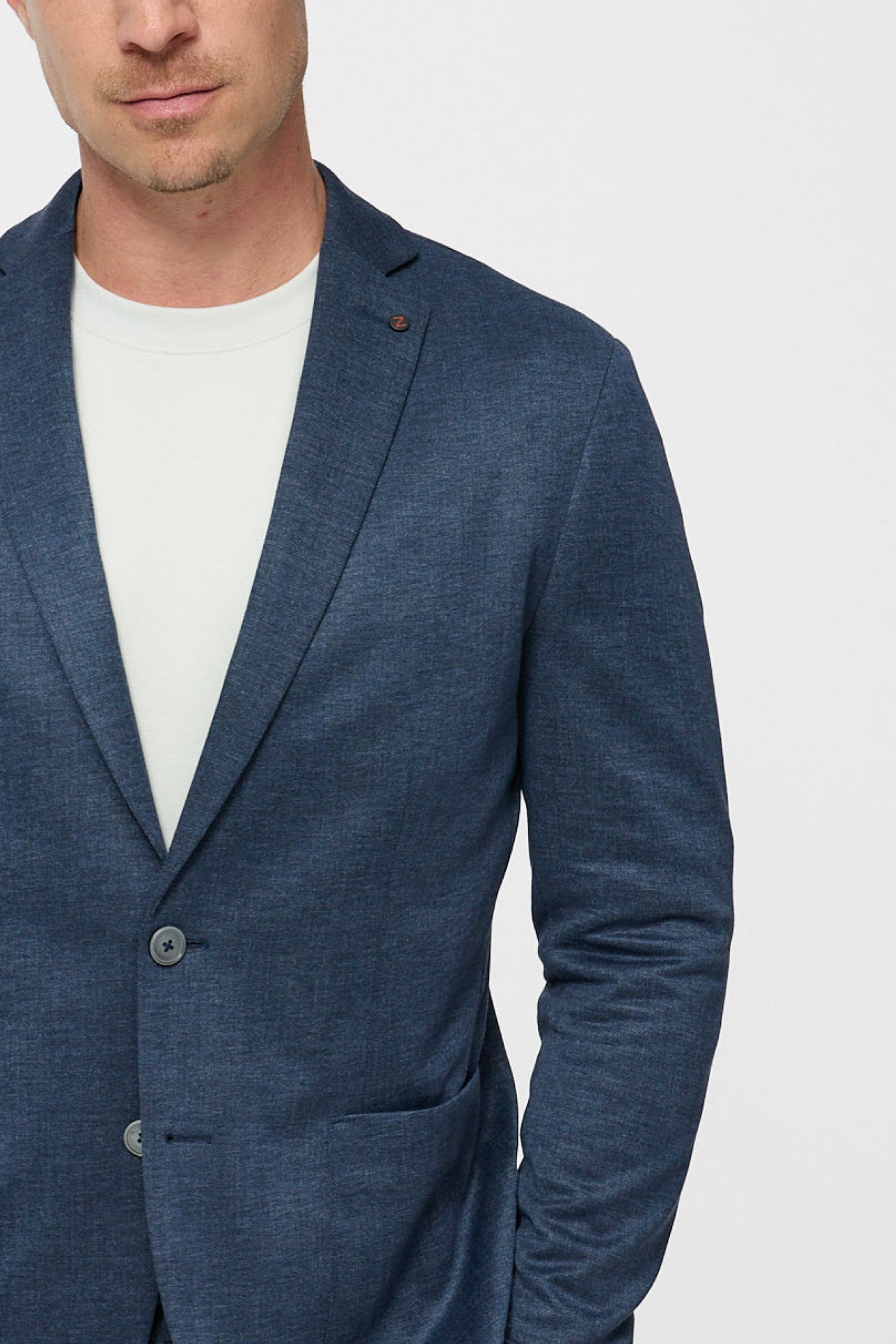 Jersey Sakko DiNove AP 251617-650 Jeansblue