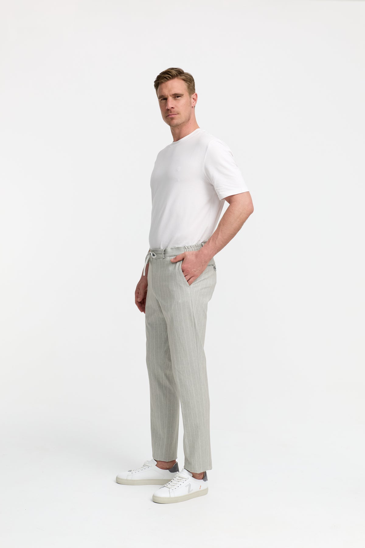 Jersey trousers DiSpartaflex SE 251640-330 light grey 