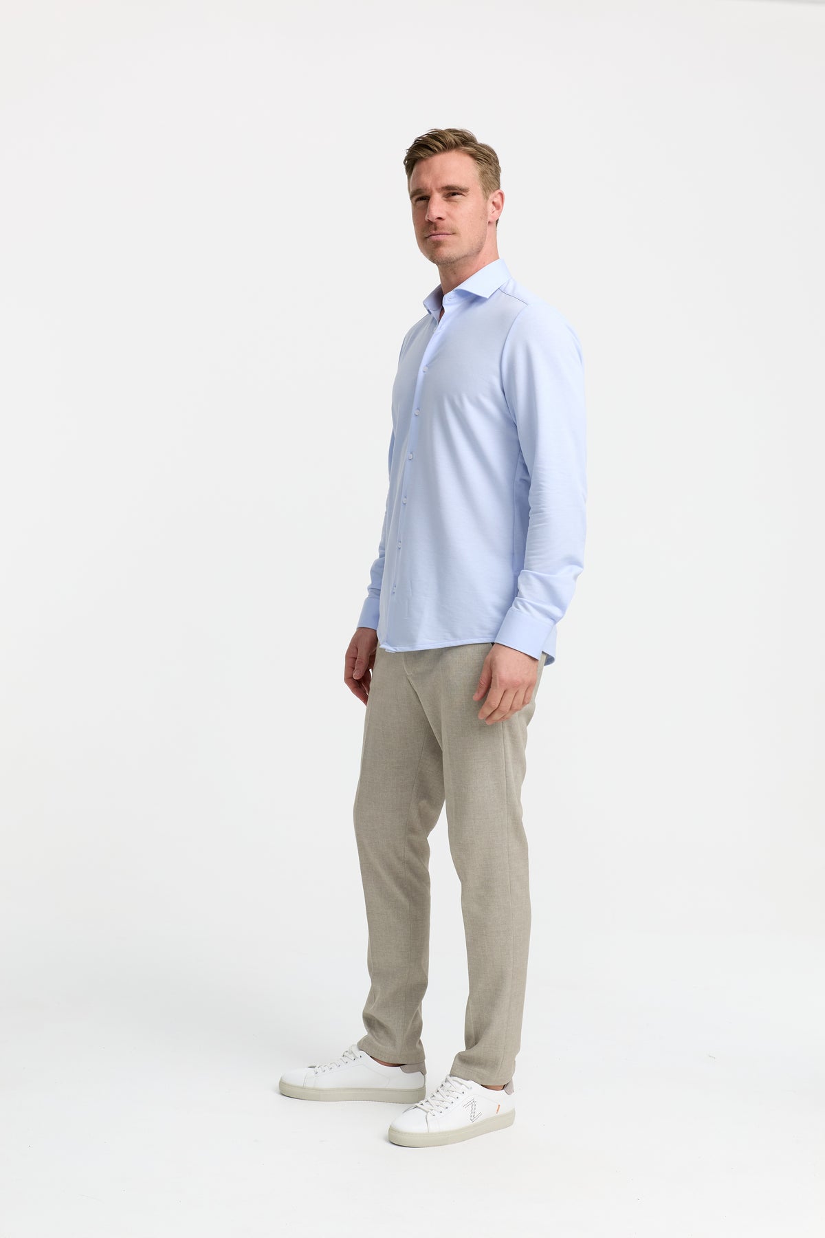 Slim Fit Overhemd DiHans Lichtblauw 251680-610 