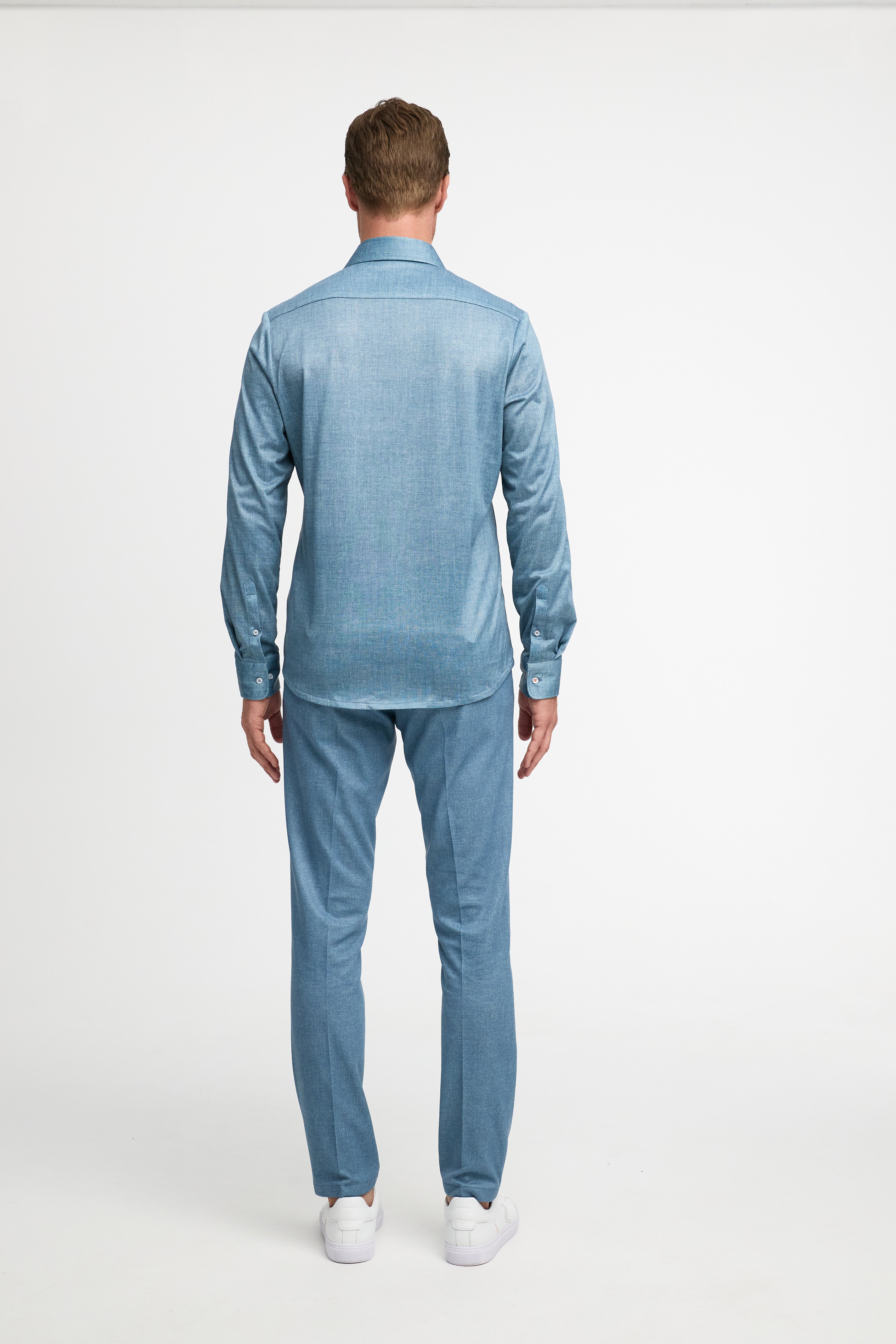 Slim Fit Hemd DiHans 251679-610 Blau - mit Hydrocool Technologie