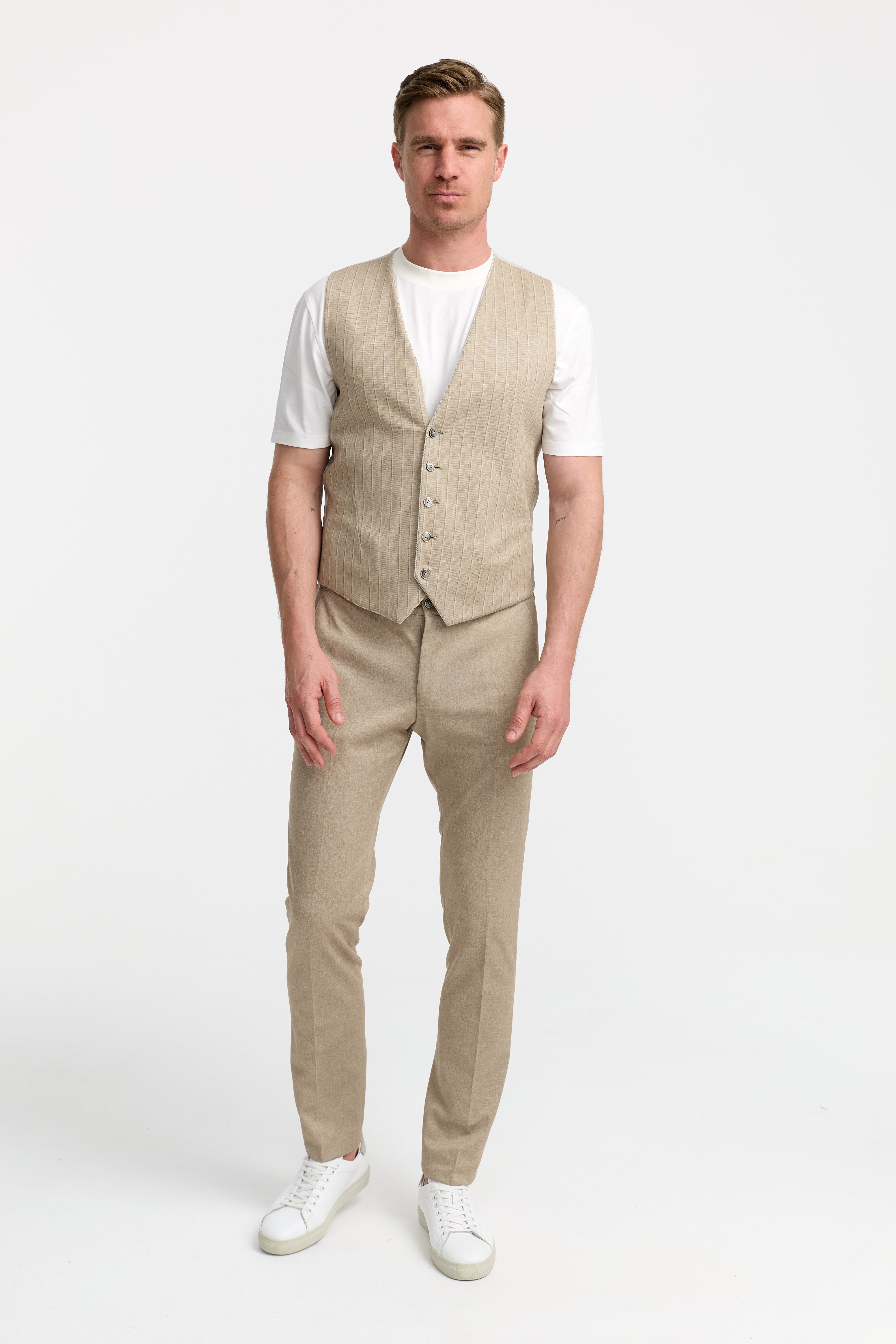 Jersey Weste DiWesley 251677-220 Beige