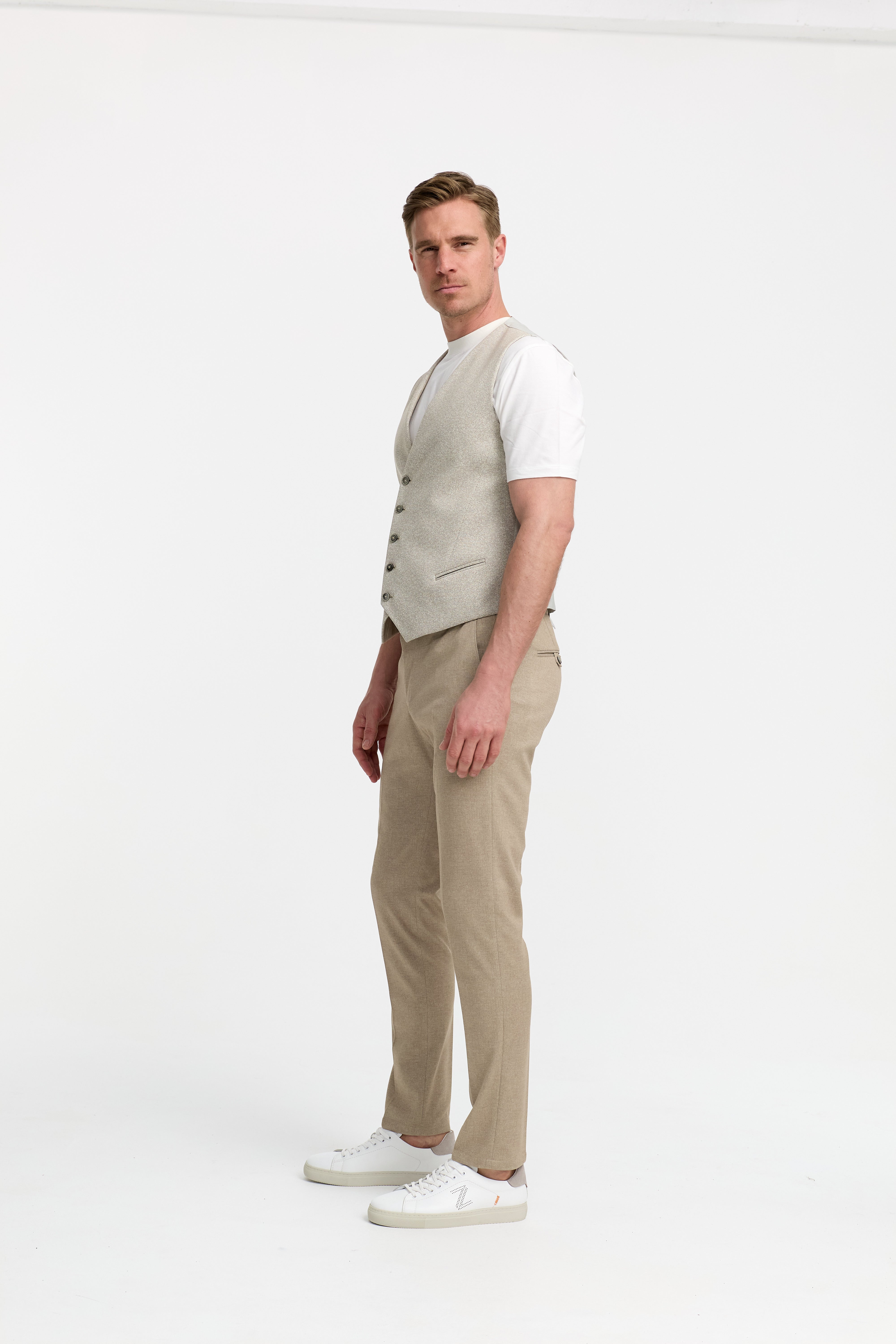 Jersey Weste DiWesley 251677-220 Beige