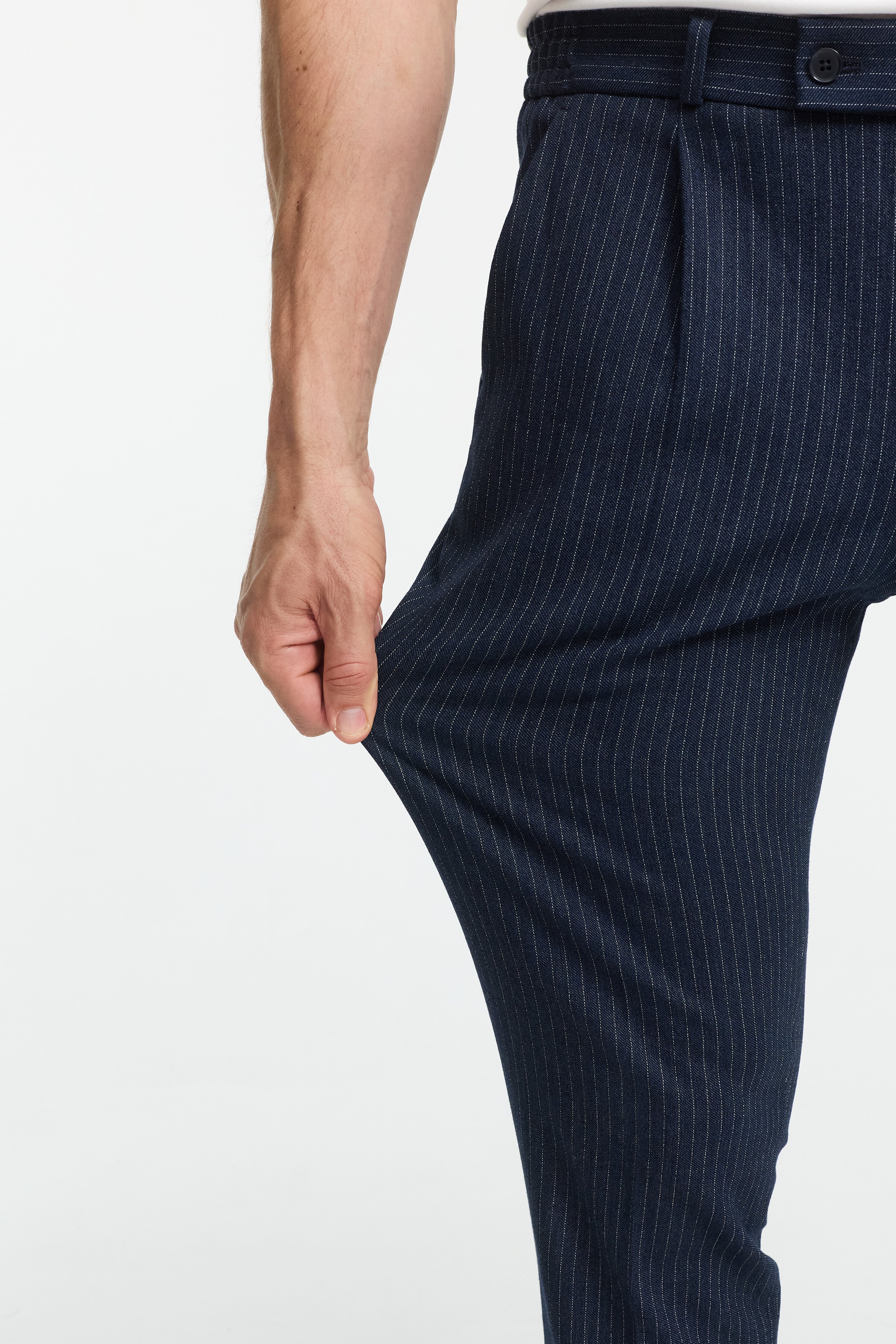 Jersey Anzughose DiCliffer SE 252051-680 Blau gestreift