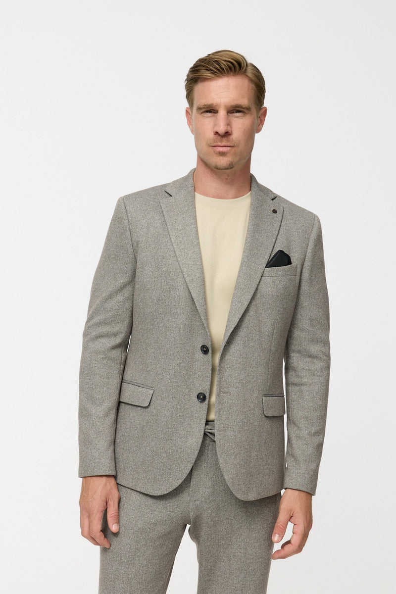Herren Sakko DiNick in Med. Beige, Vorderansicht