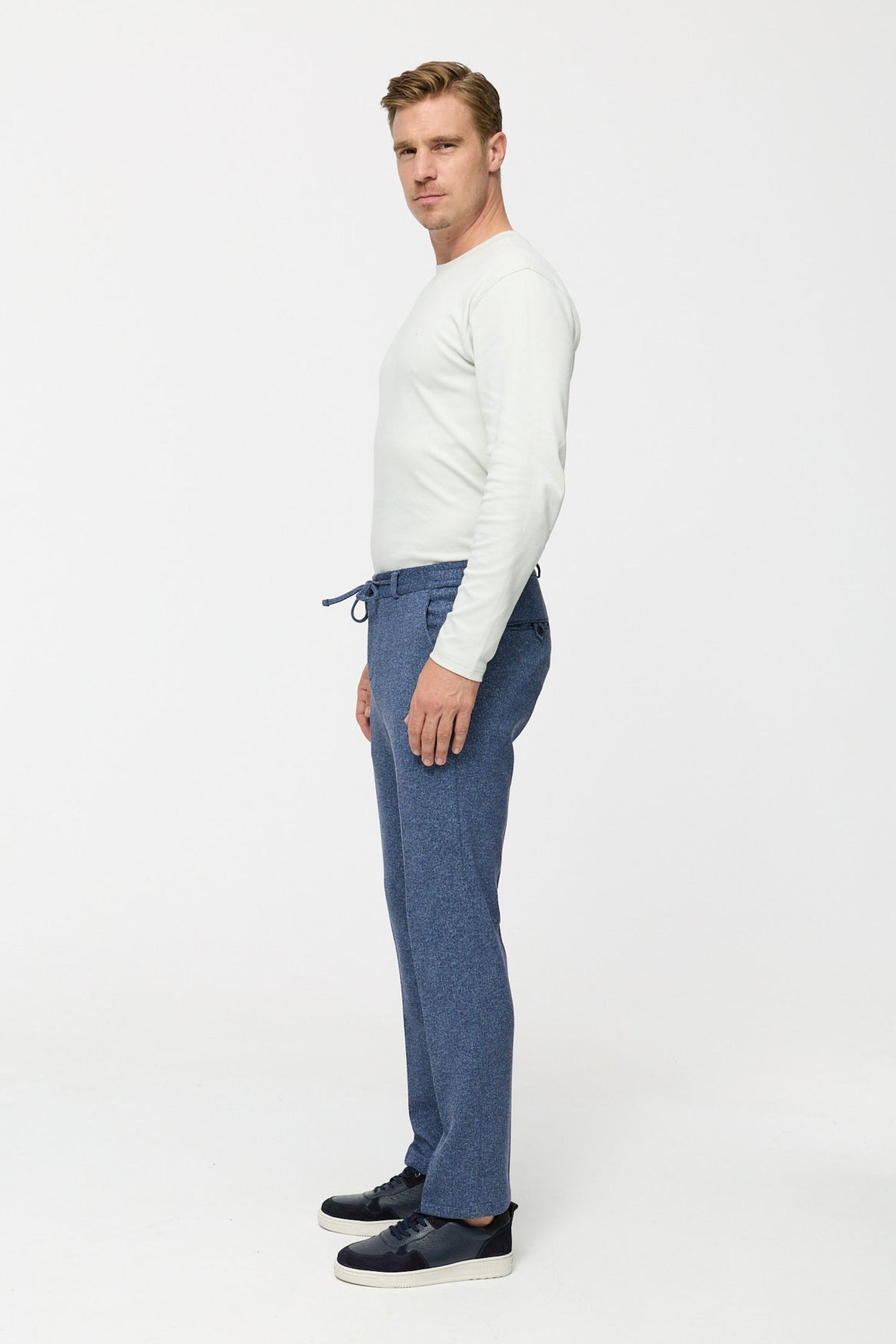 Herren Hose DiSpartaflex SE in Dk. Blue, Detailansicht 2