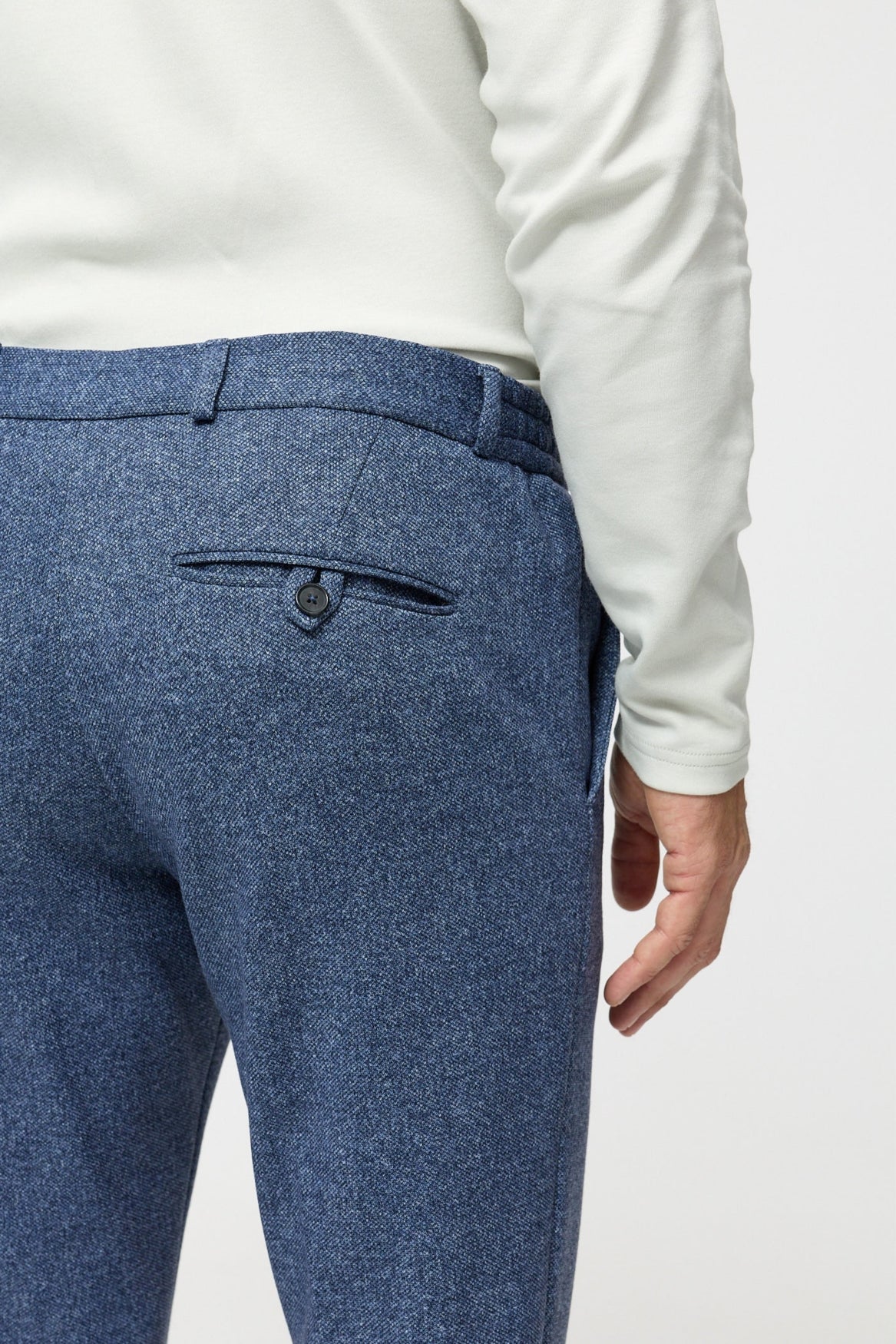 Herren Hose DiSpartaflex SE in Dk. Blue, Detailansicht