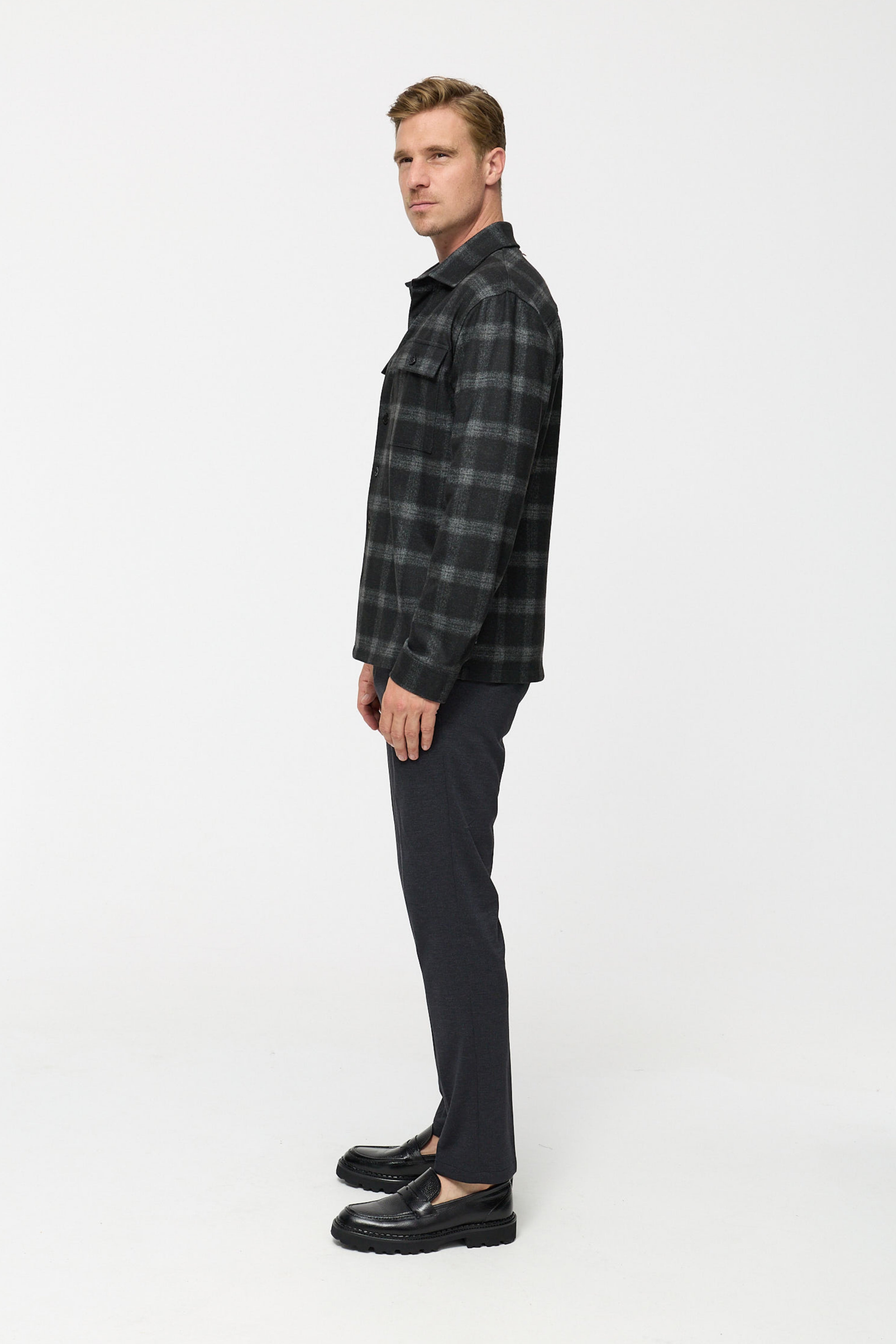 Overshirt DiTyler 252675-390 Grey Checked