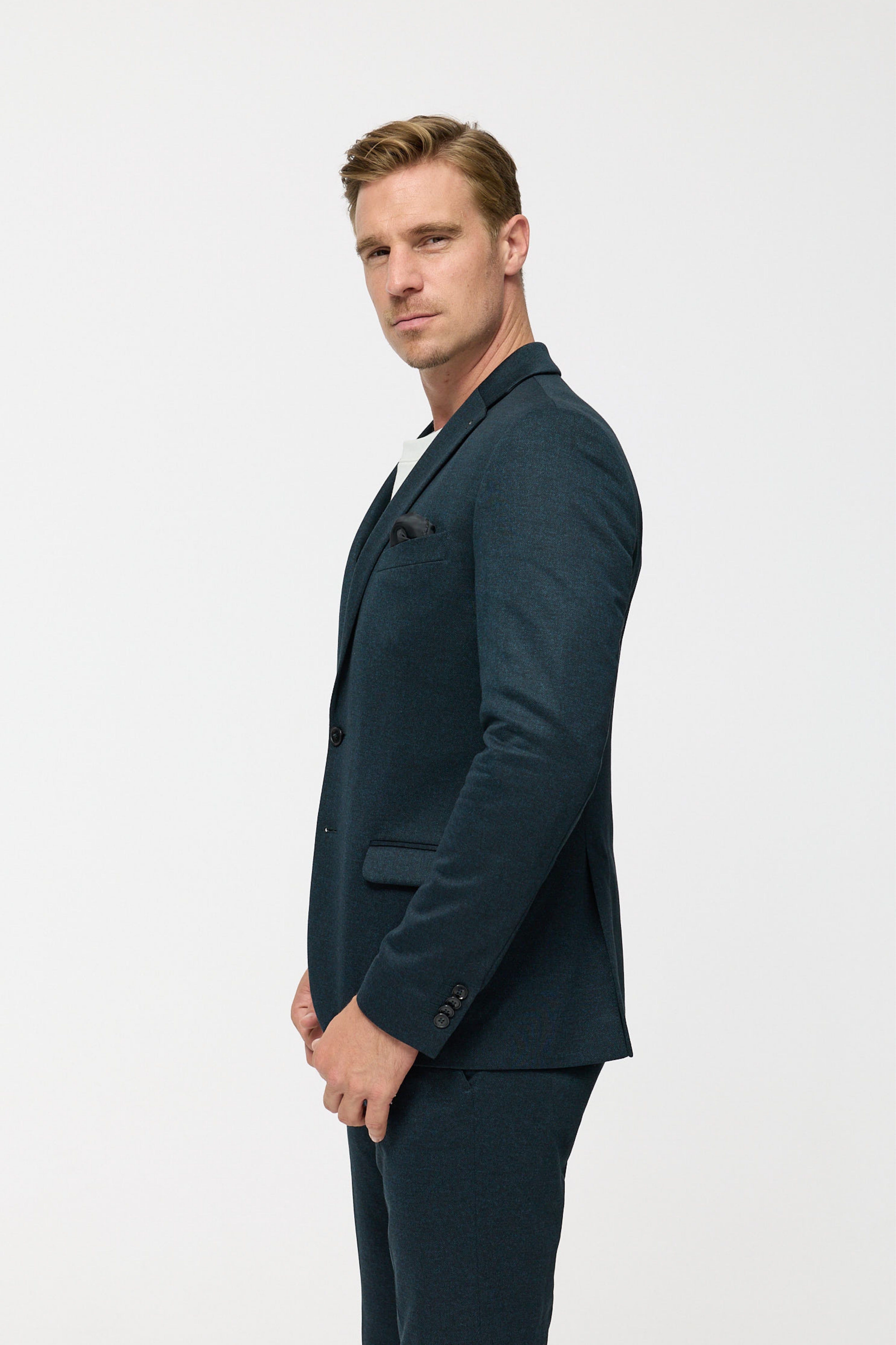 Jersey Sakko DiNick 252689-795 Petrol