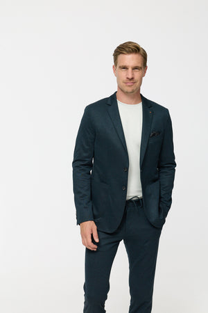 Jersey Sakko DiNove 252689-795 | Petrol