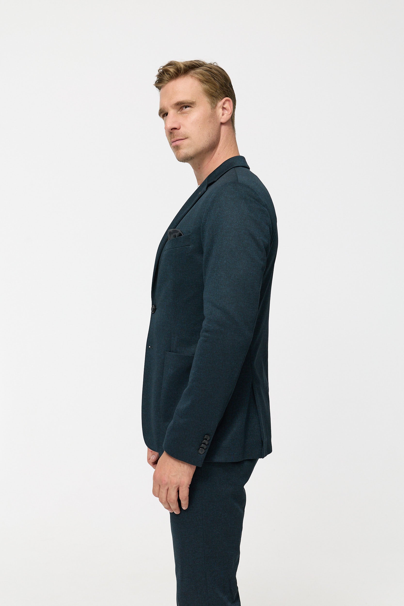 Jersey Sakko DiNove 252689-795 | Petrol